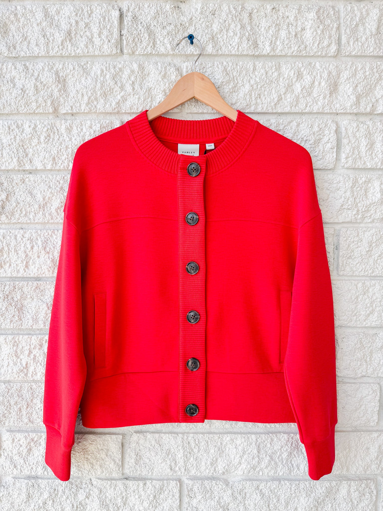 Olwen Button Front Sweat