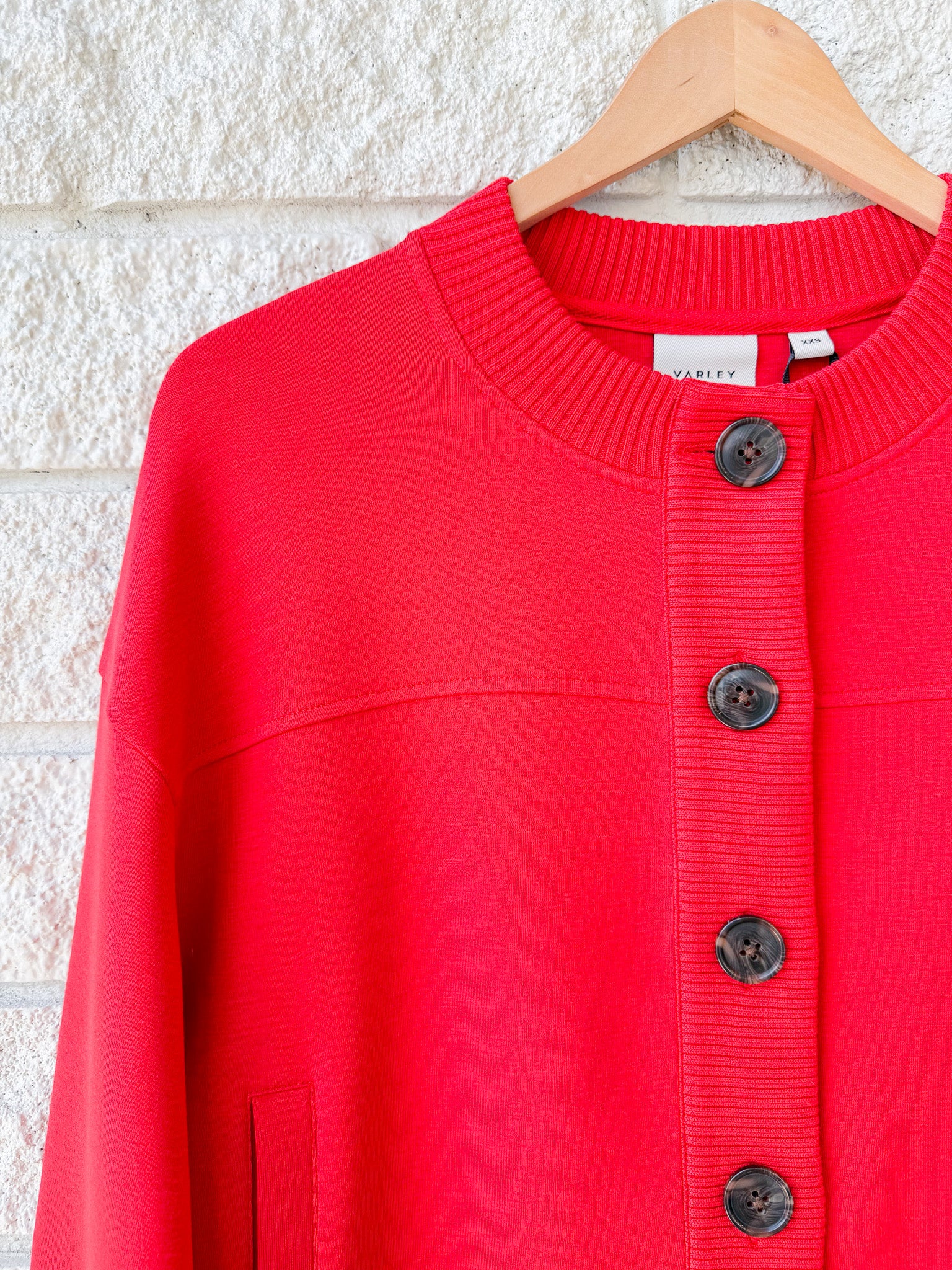 Olwen Button Front Sweat
