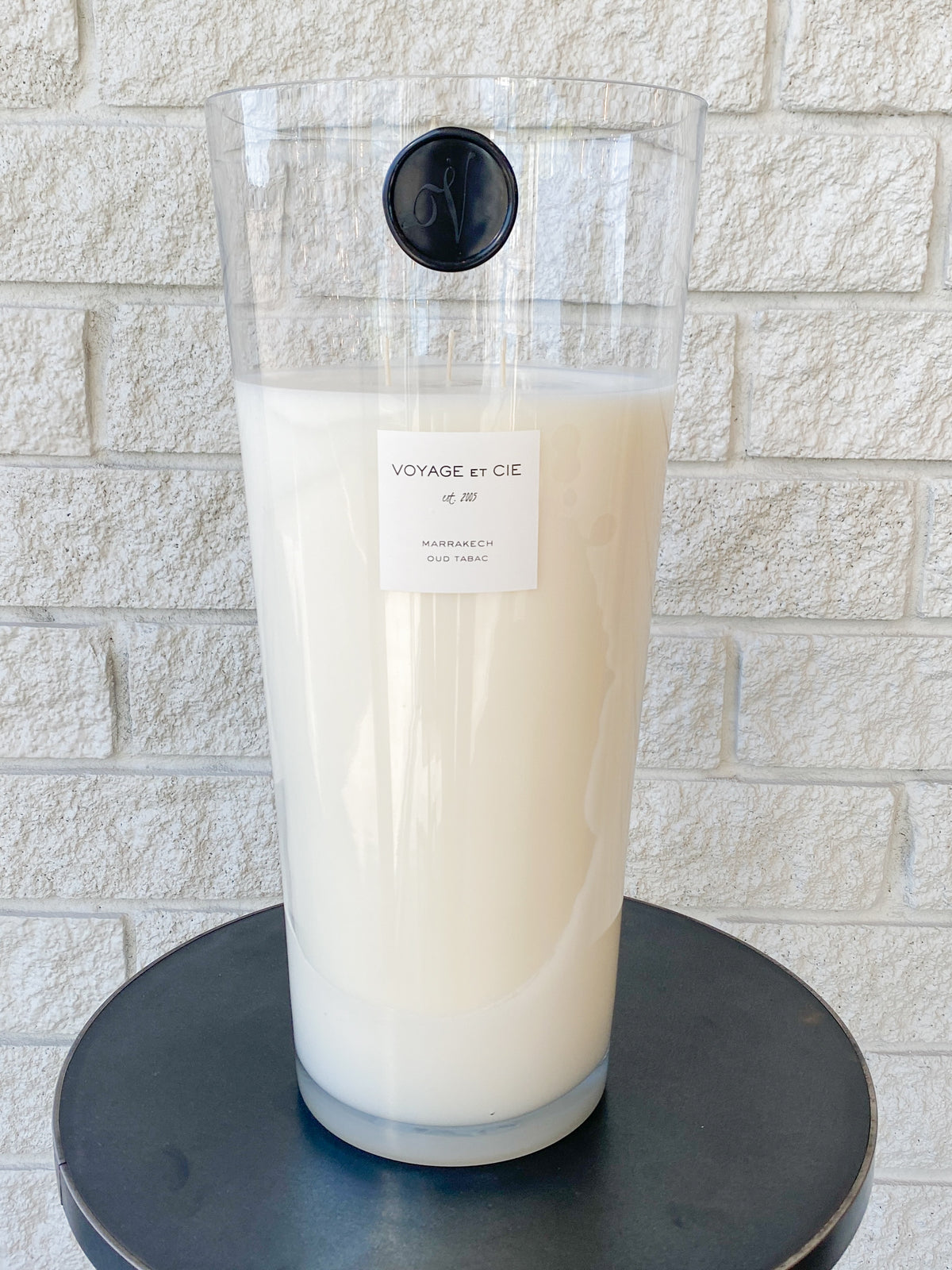 150 oz French Tapered Candle - Oud Tabac