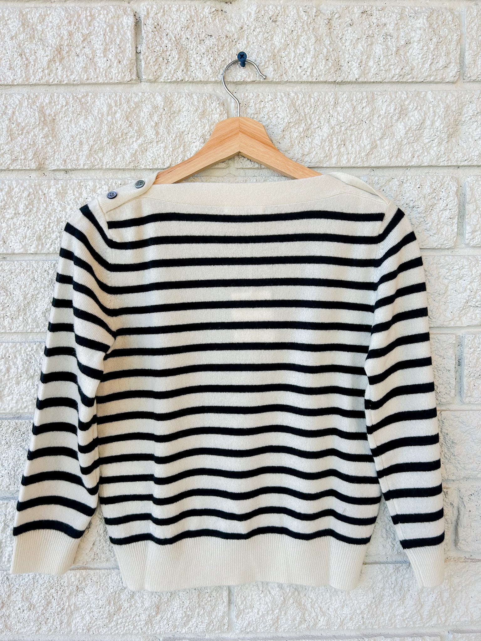 Jamie Stripe Cashmere Sweater