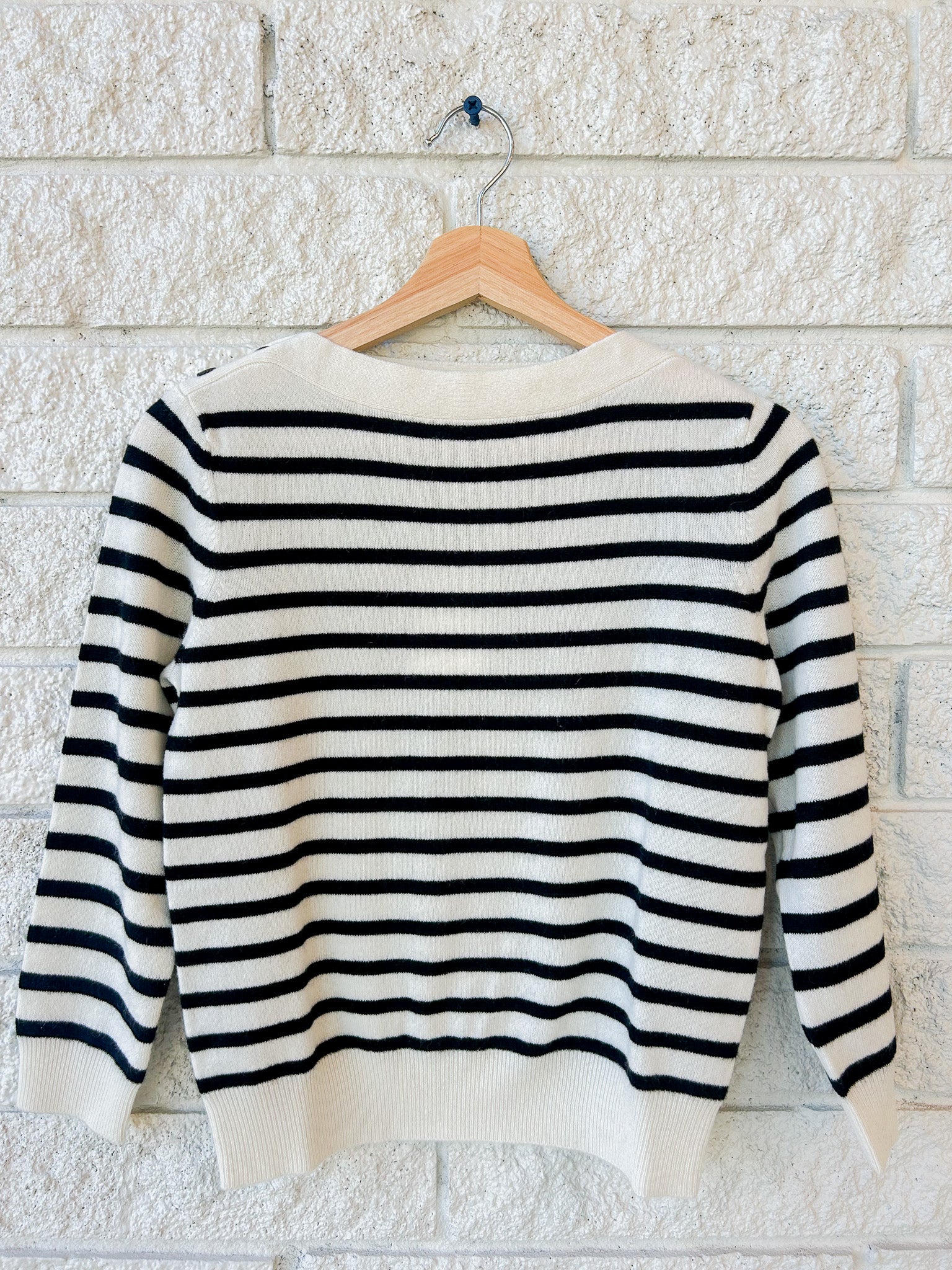 Jamie Stripe Cashmere Sweater