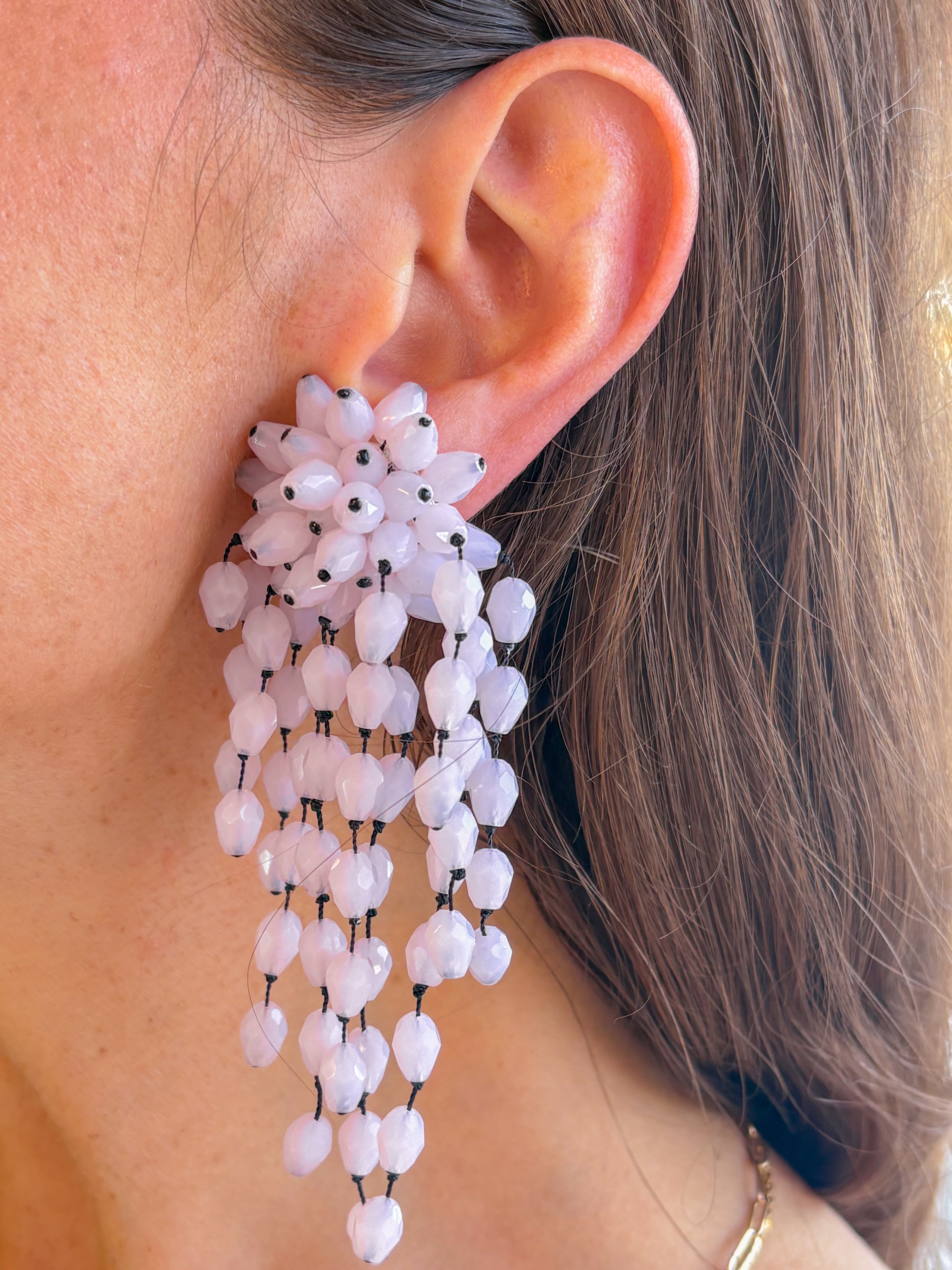 Hanabi Clip Earrings