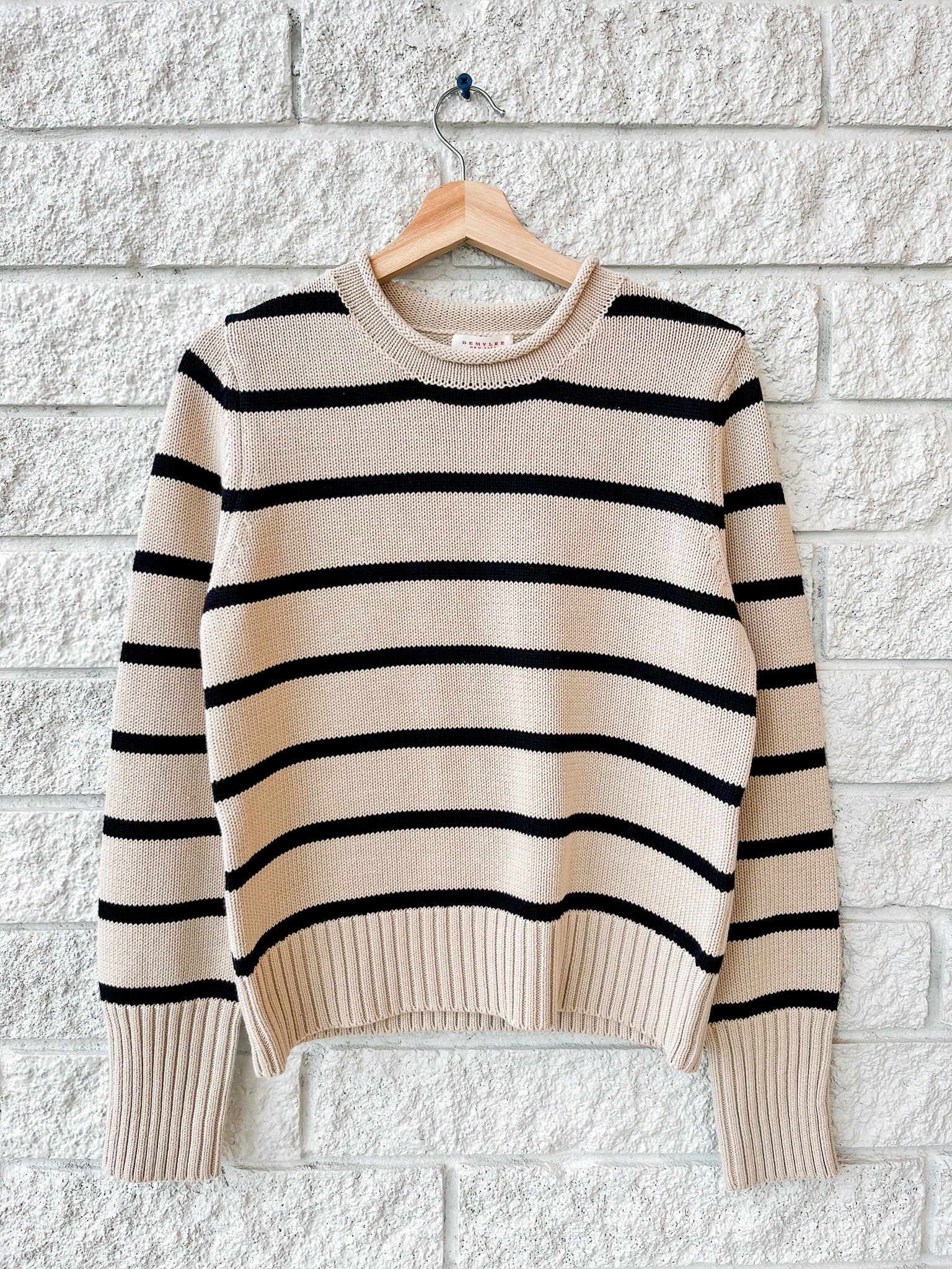 Quinn Stripe Cotton Sweater