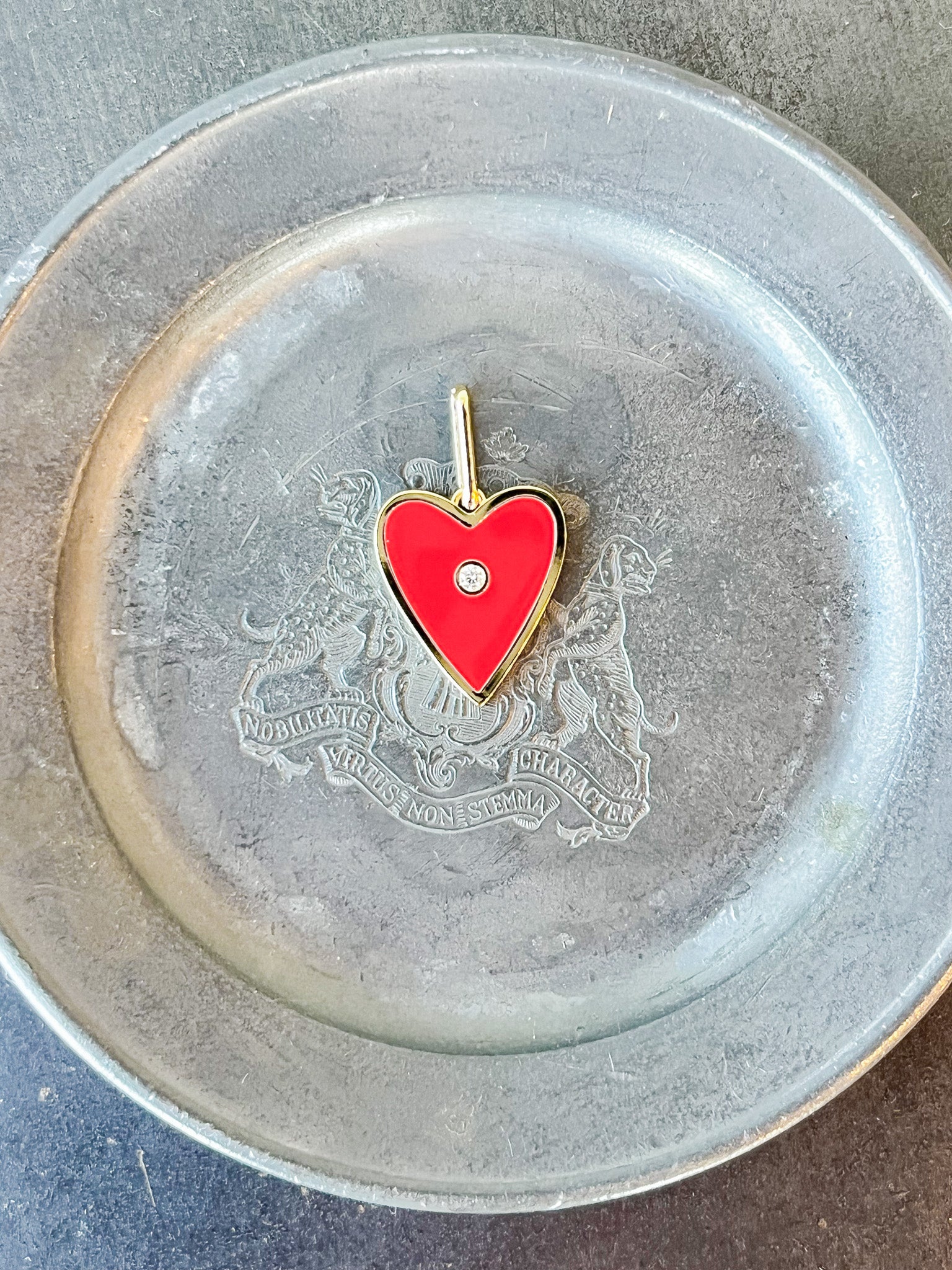 Amaya Red Enamel Charm