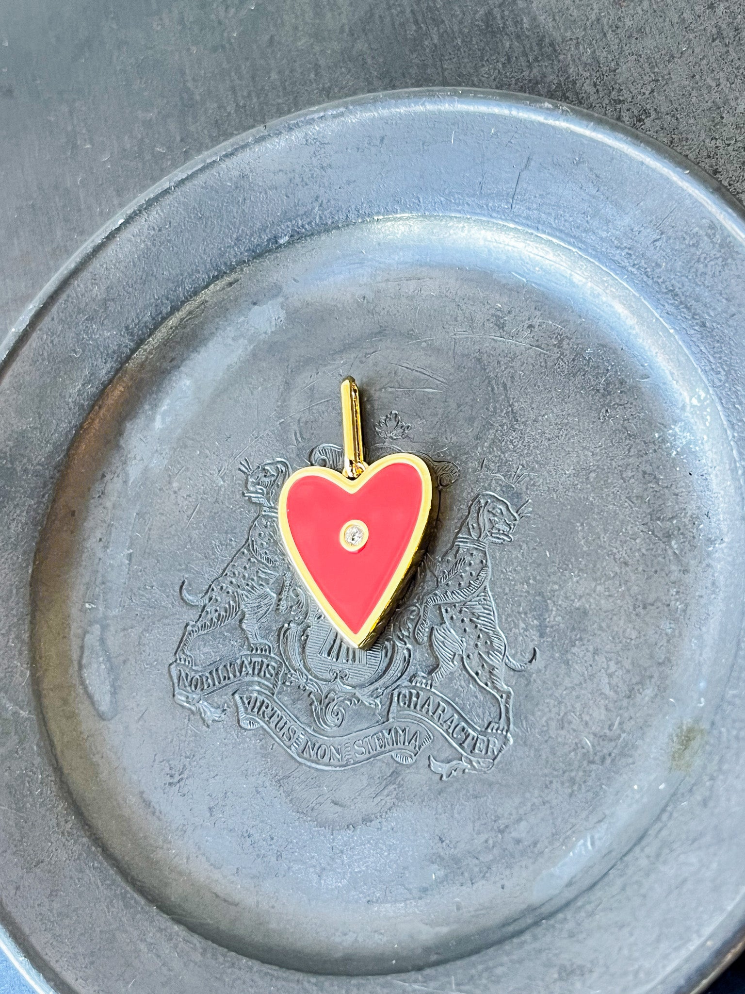 Amaya Red Enamel Charm