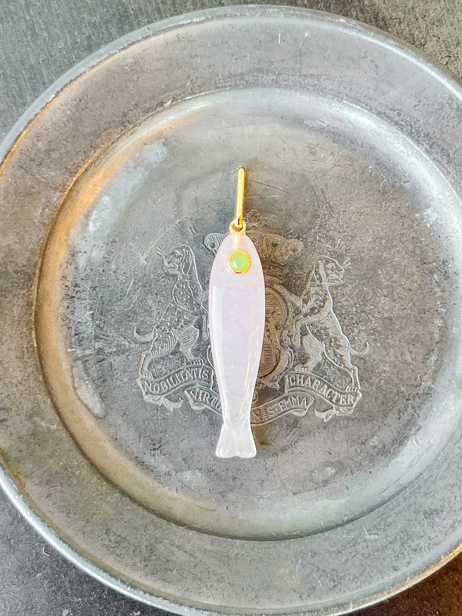 Fortuna Pink Jade Charm