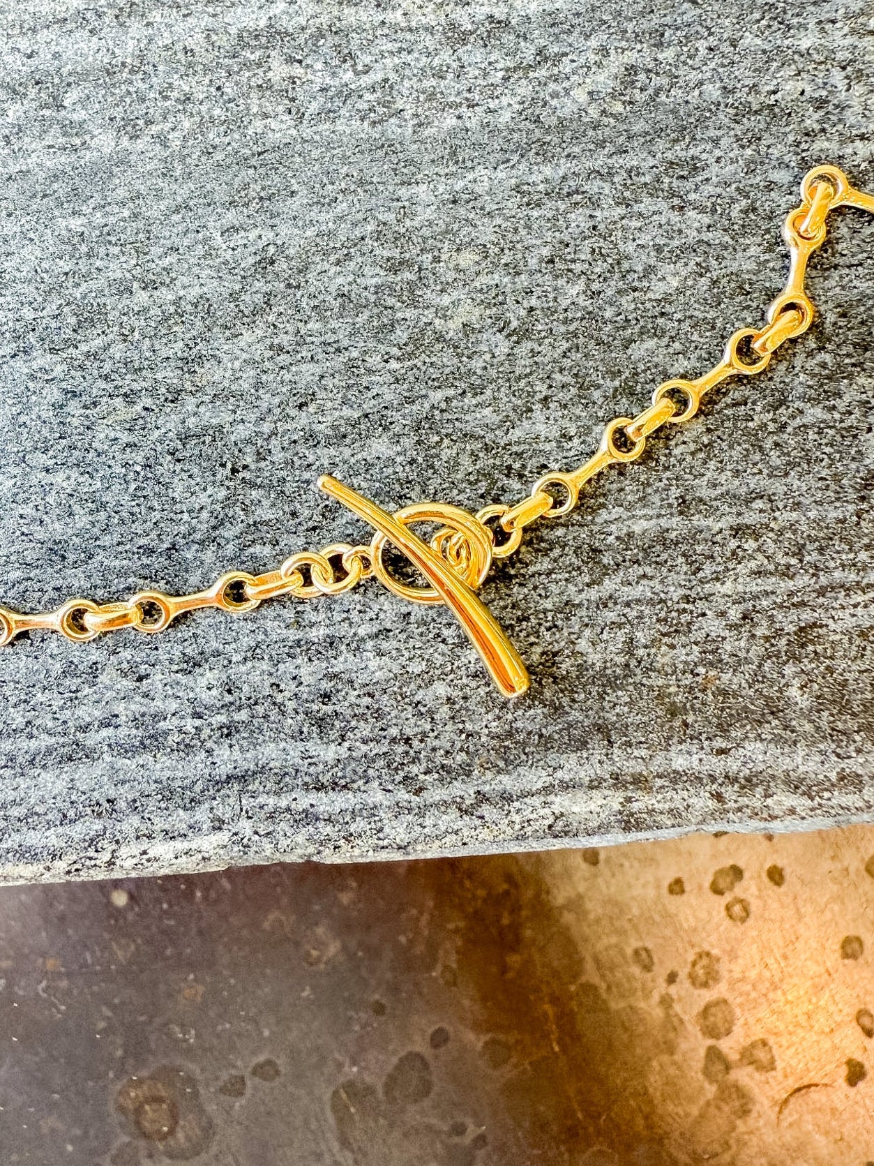 Double Beam Chain Necklace 10mm