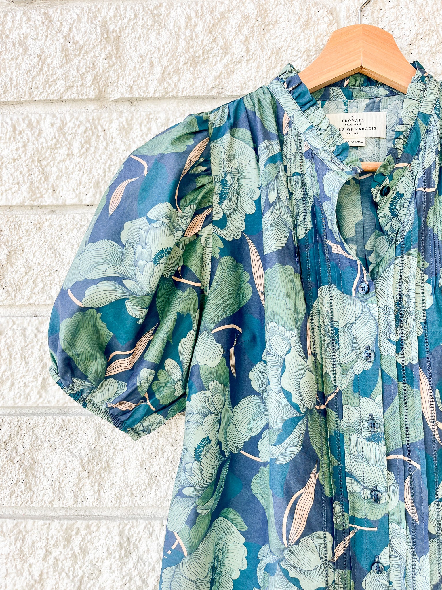 Mira blouse Hushed Meadow