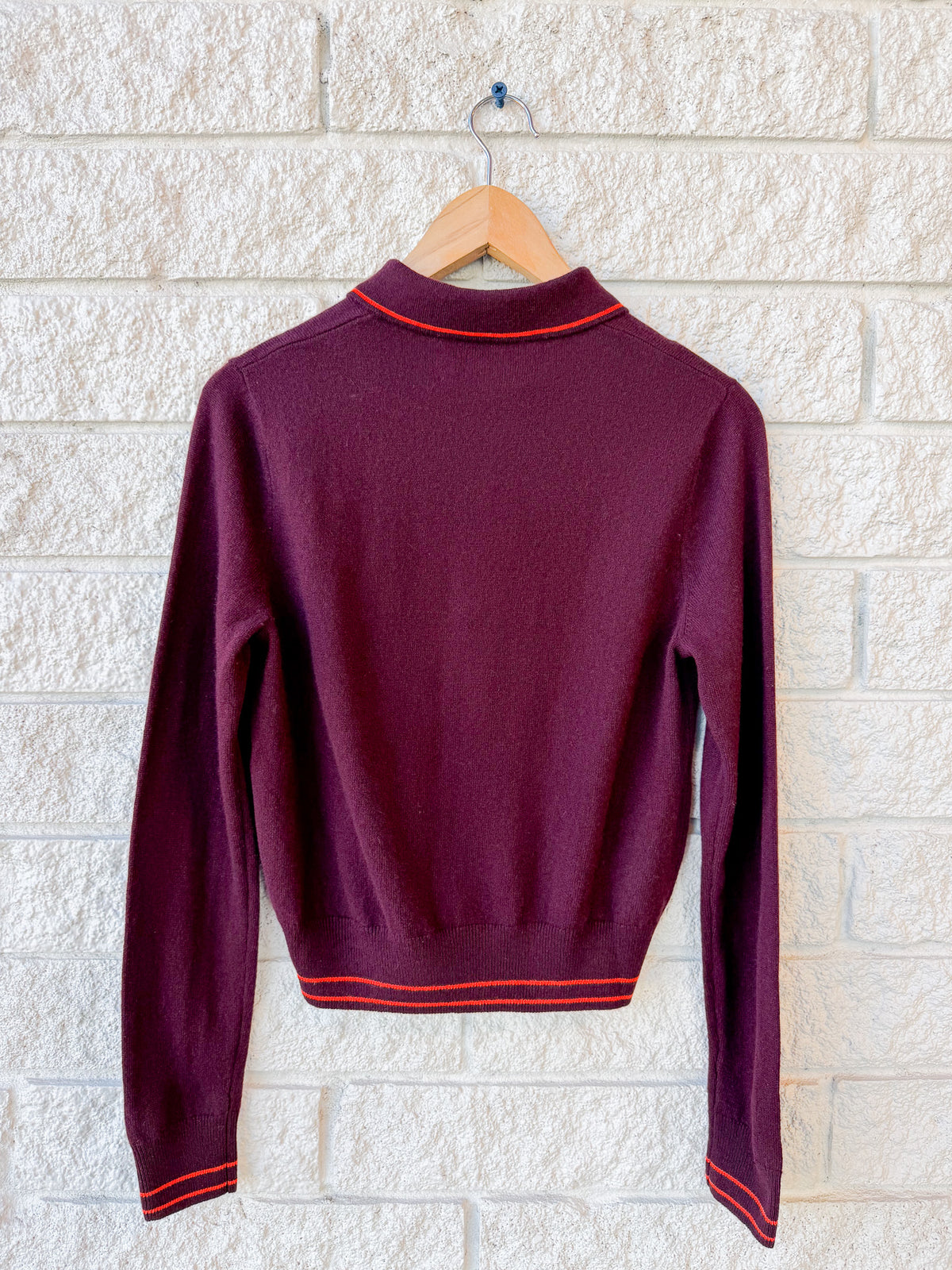 Millie Cashmere Polo Sweater