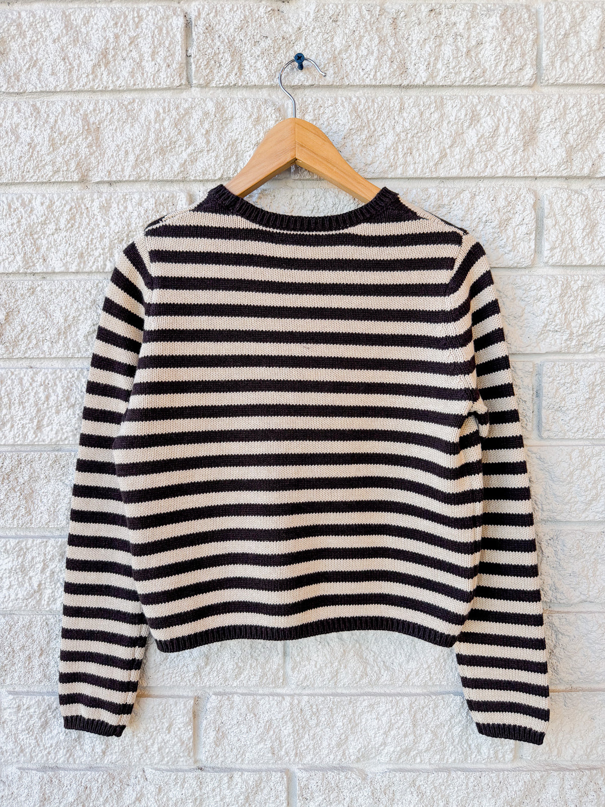 Melina Stripe Cotton Cashmere Sweater