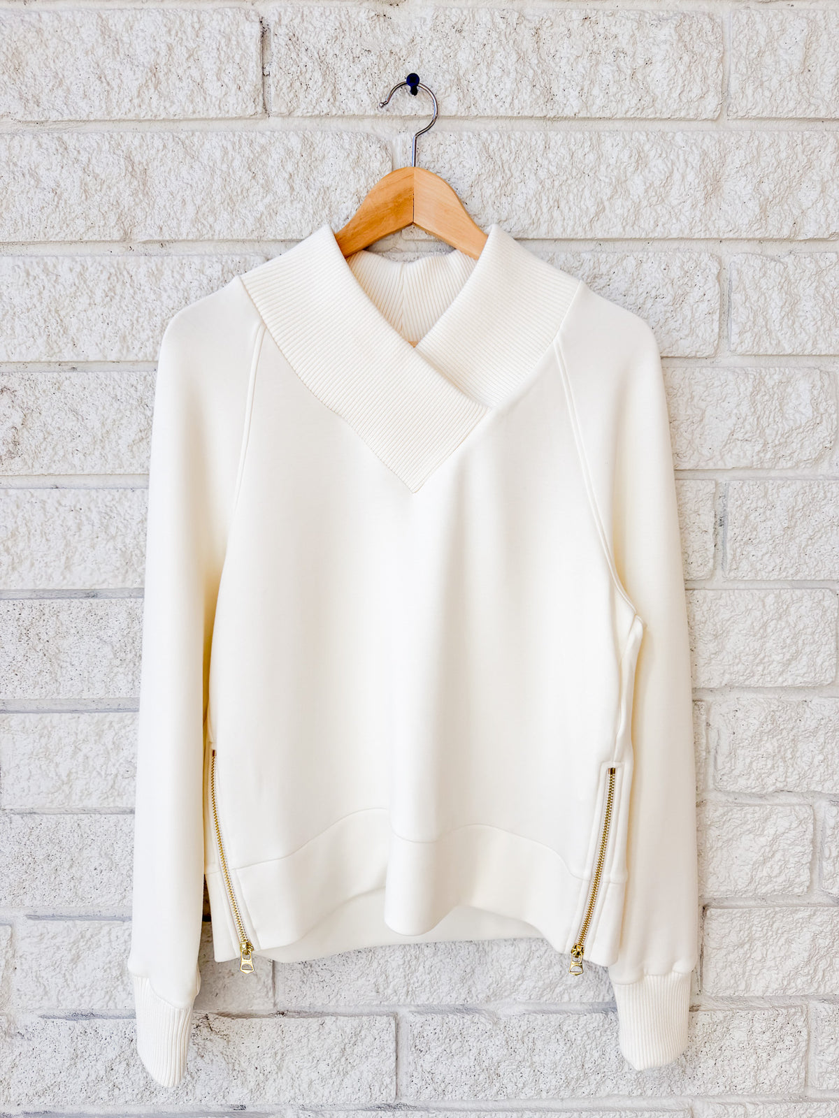Macie Zip Hem Sweat