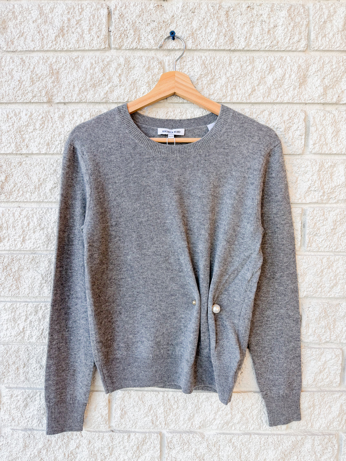 Frankie Pullover with Pearl Pin
