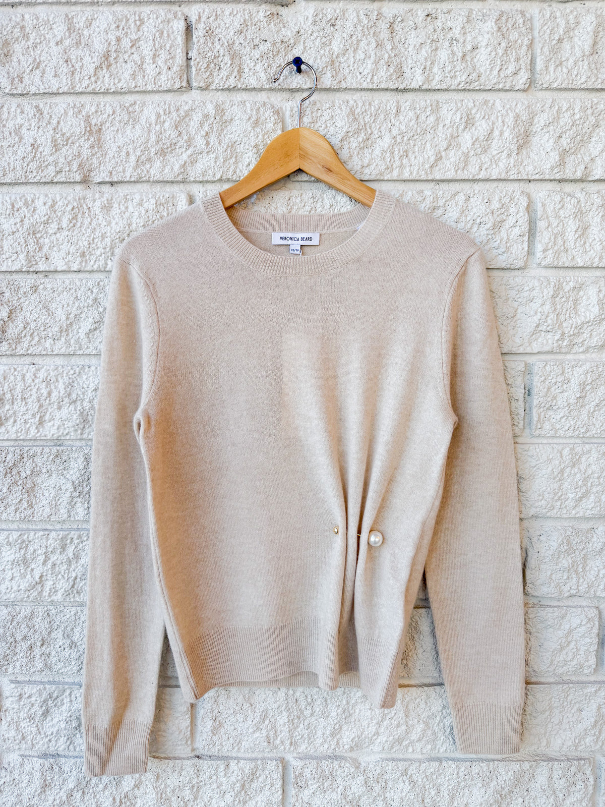 Frankie Pullover W/ Pearl Pin