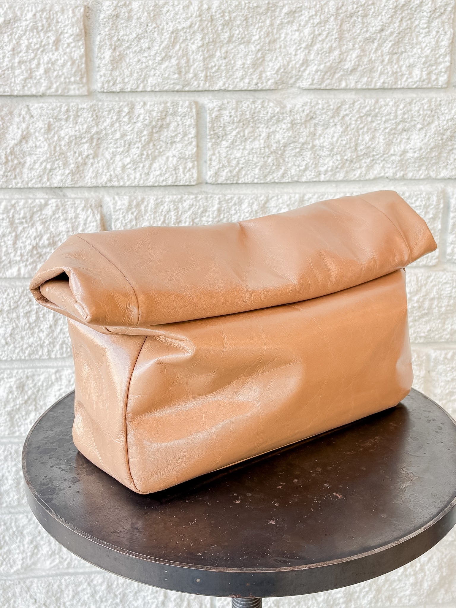 Roll Top Grocer Clutch
