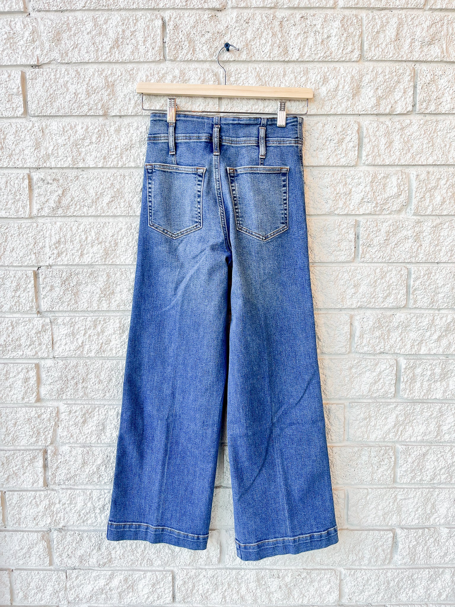 The Seamed Wide Trouser Crop