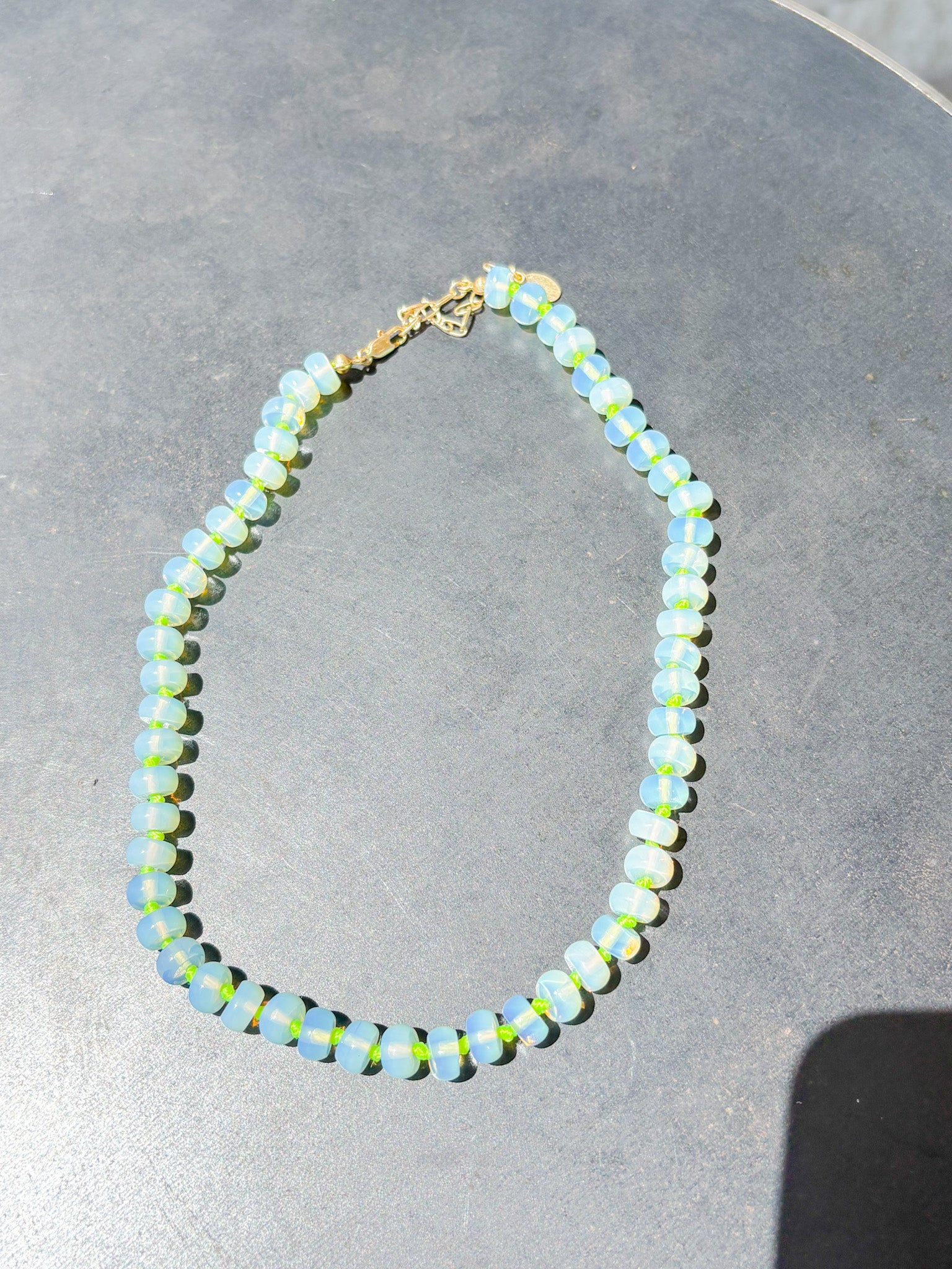 Stone Slice Necklace