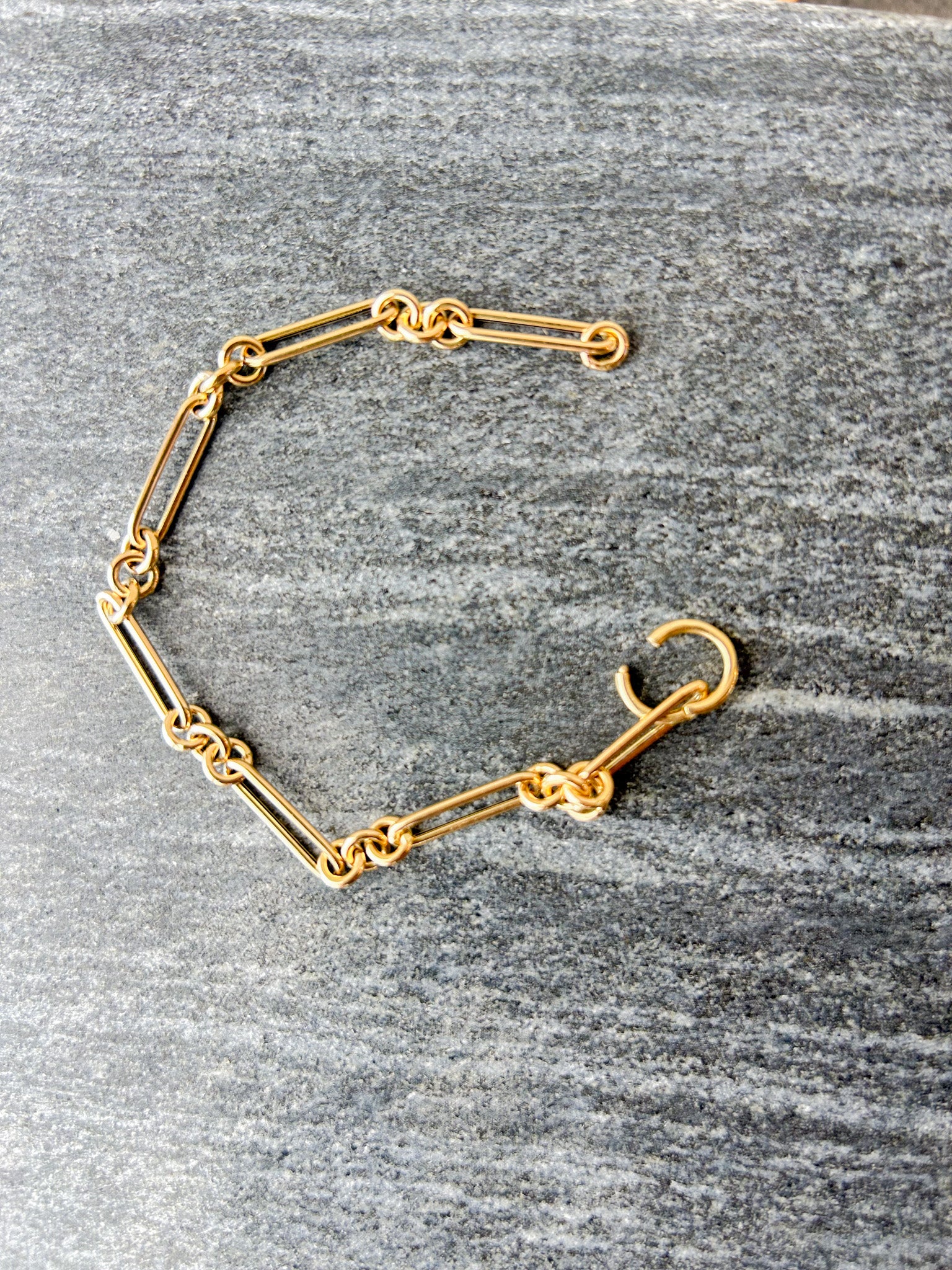 14K Mixed Chain Enhanced Bracelet