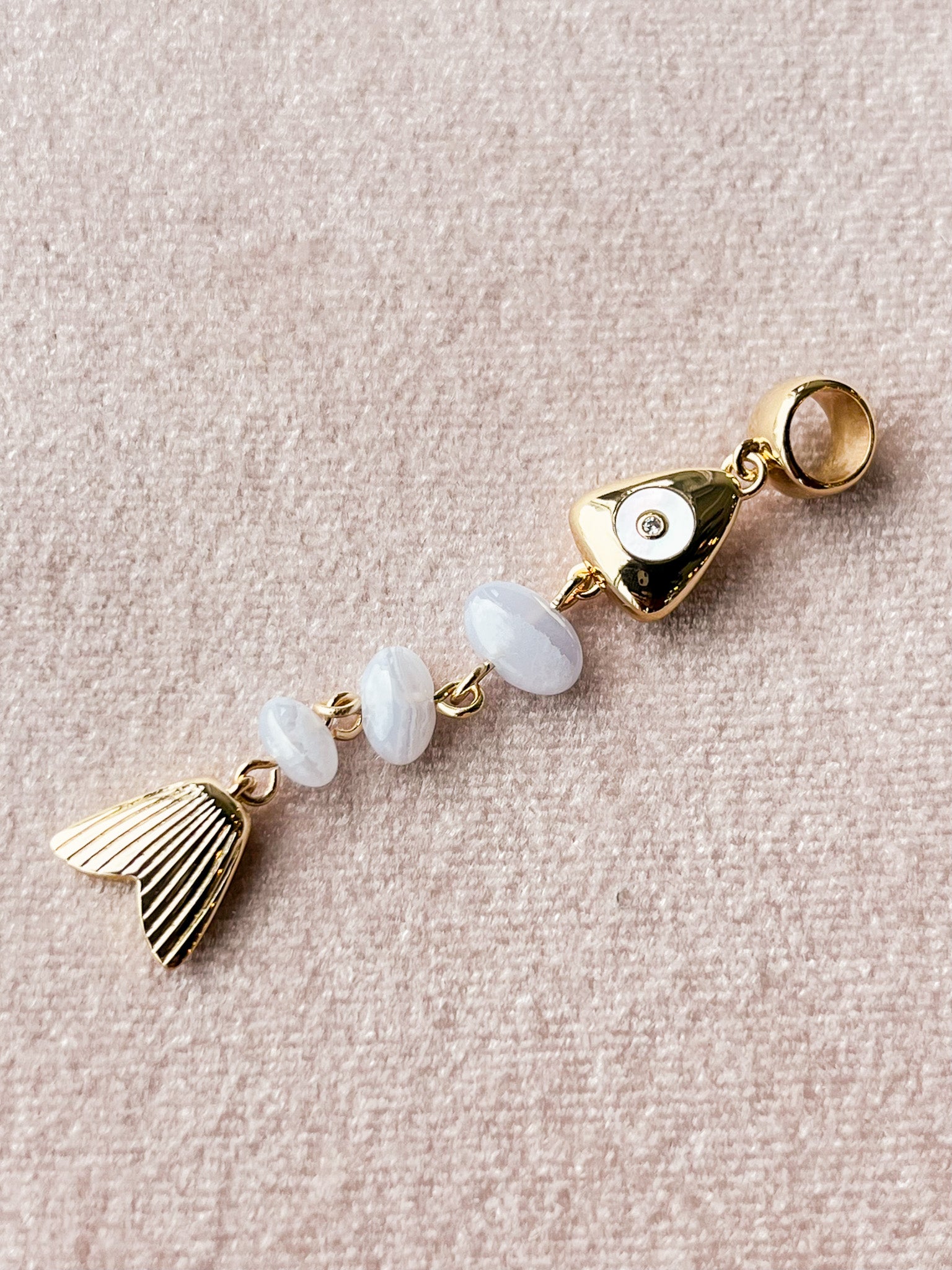 La Pez Blue Lace Charm