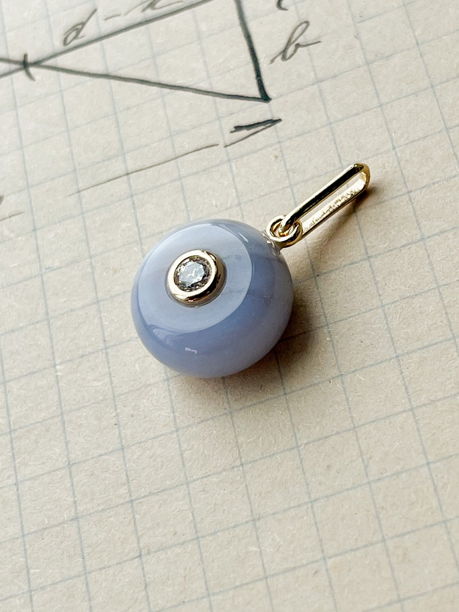 Bon Bon Blue Lace Charm