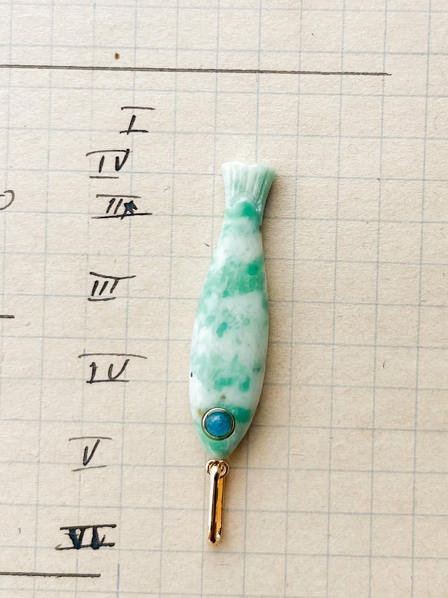 Fortuna Green Dot Charm