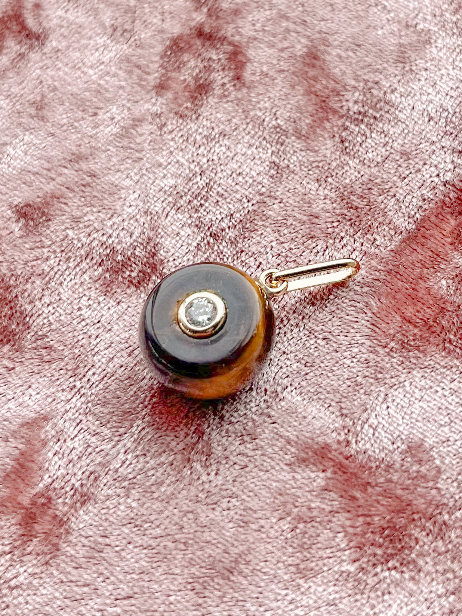 Bon Bon Tigers Eye Charm