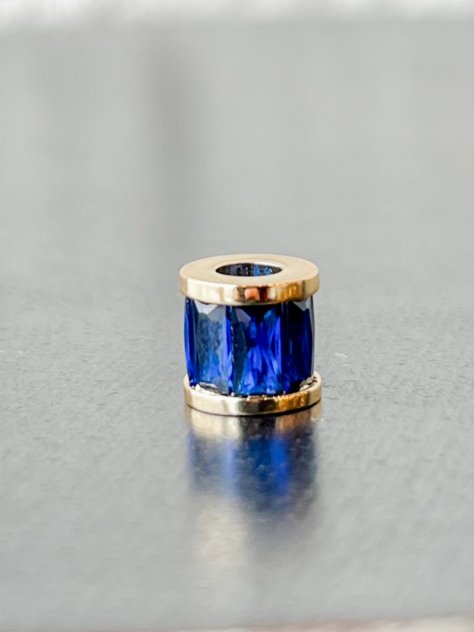 Delphin Blue Bead Charm