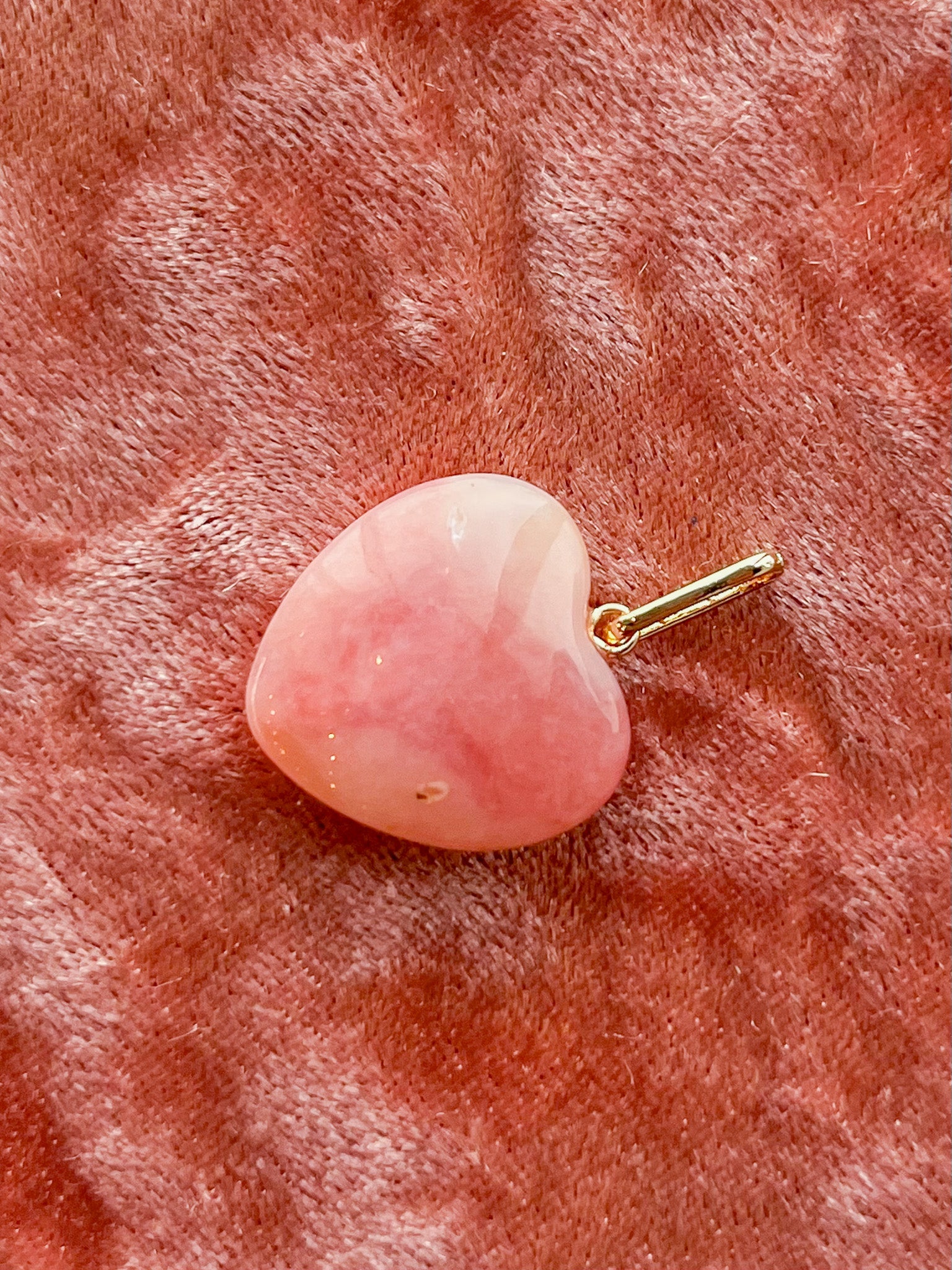 Gemma Pink Opal Charm