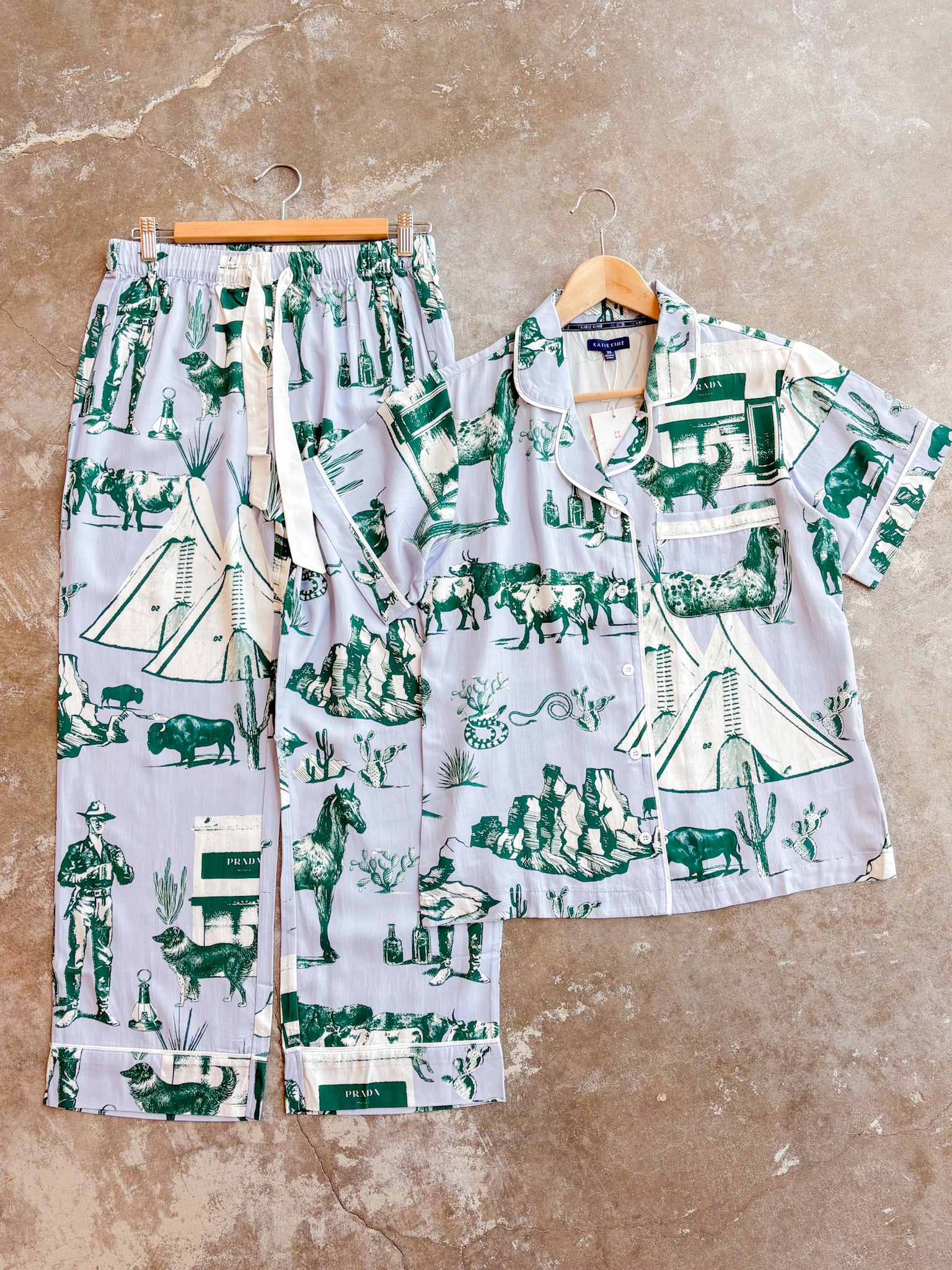 Marfa Toile Pajama Pants Set