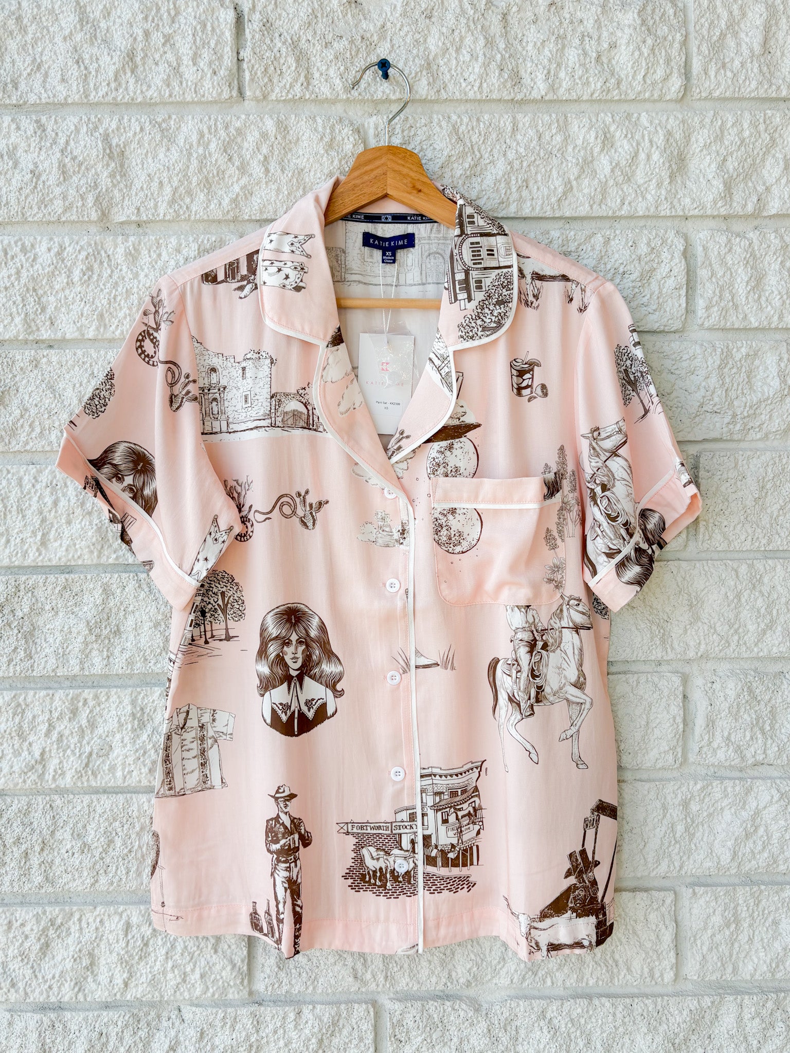 Texas Toile Pajama Pants Set