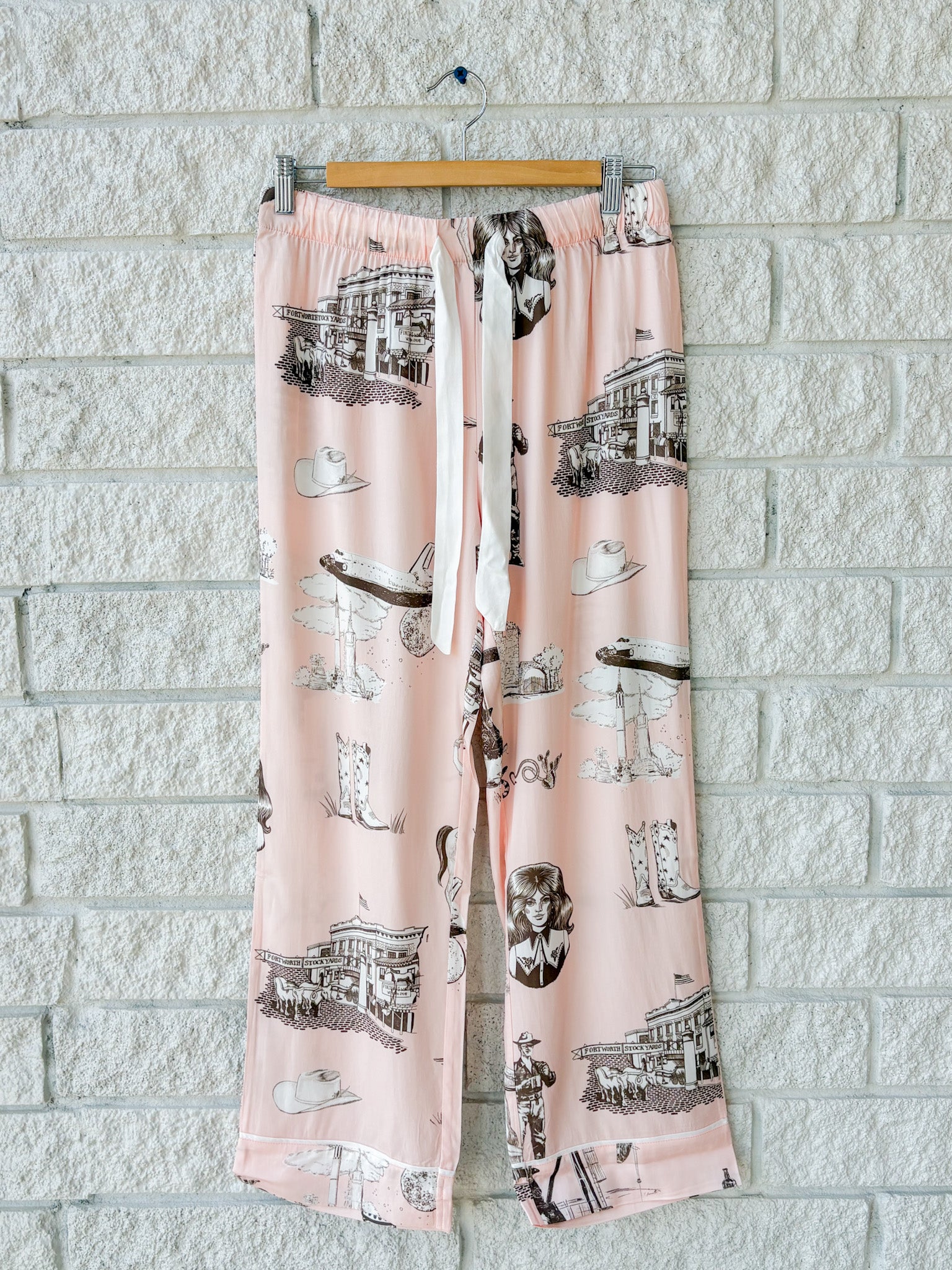 Texas Toile Pajama Pants Set