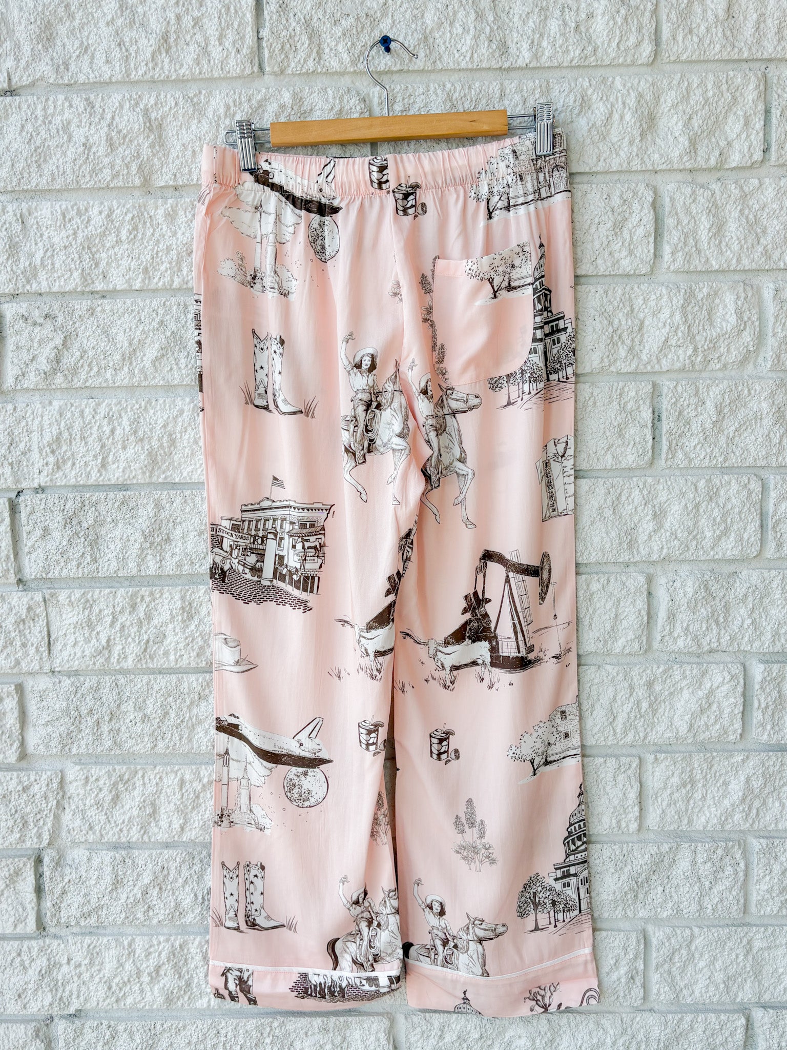 Texas Toile Pajama Pants Set