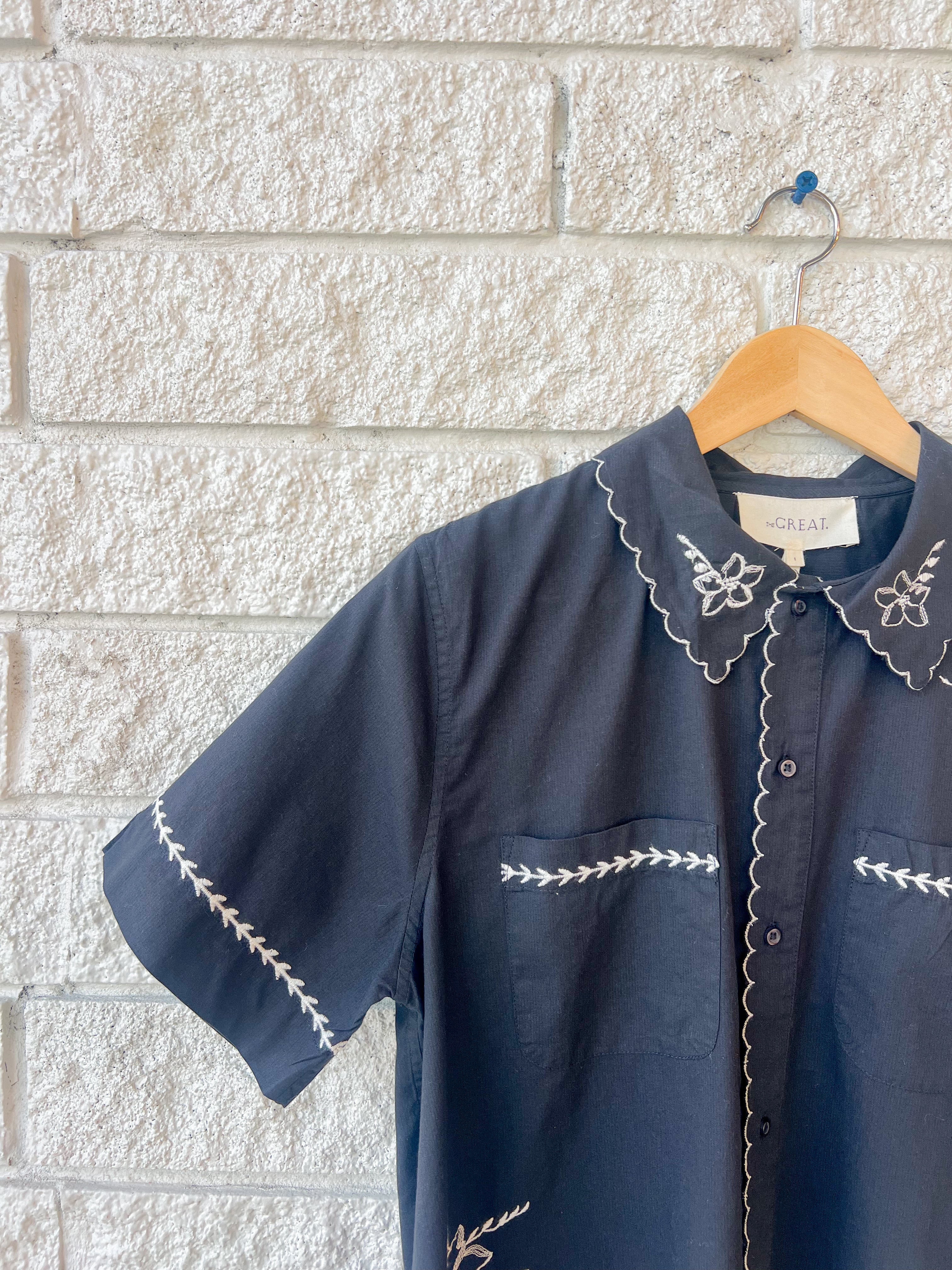 The Bowling Shirt with Hanky Embroidery