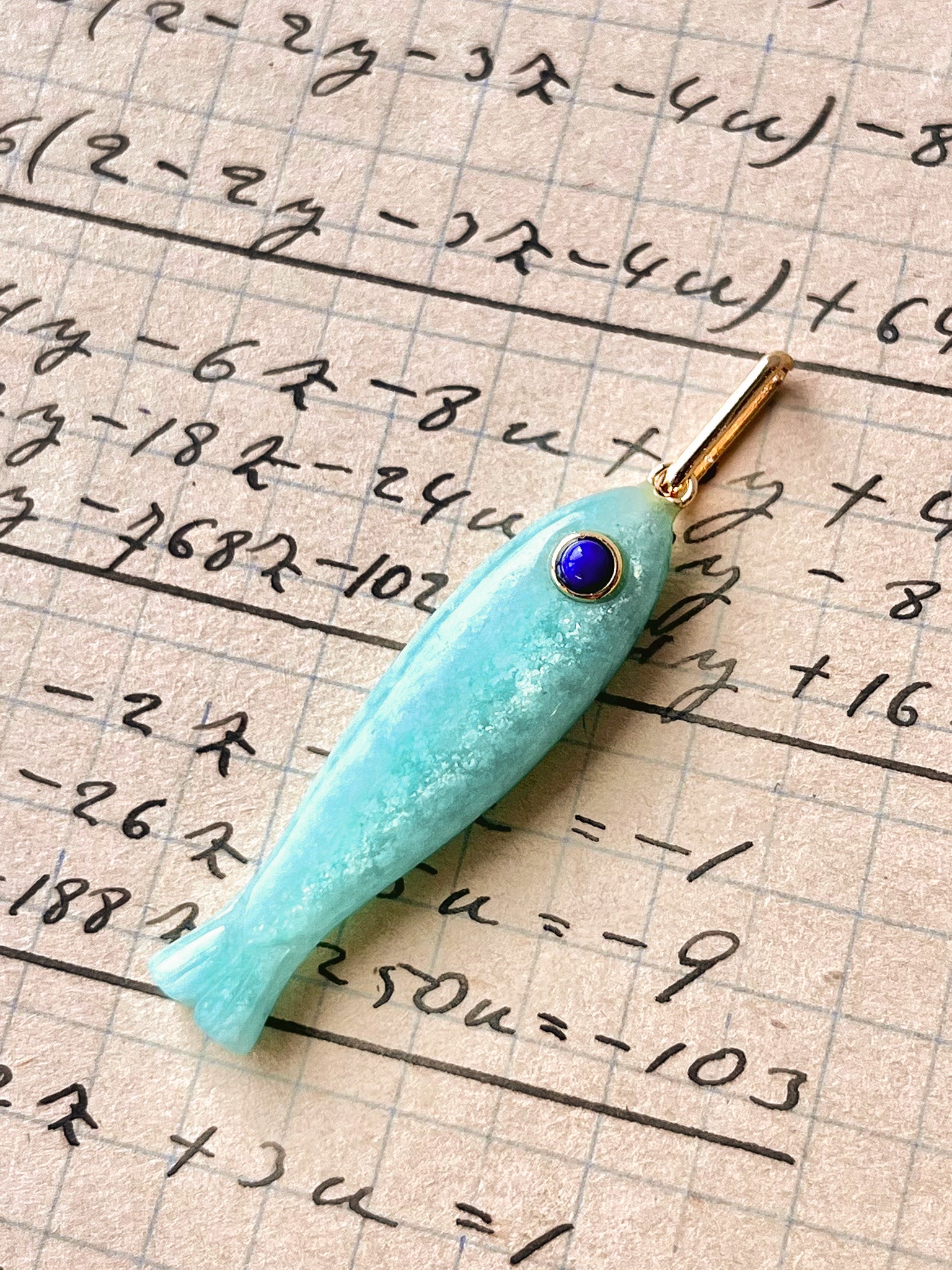 Fortuna Amazonite Charm