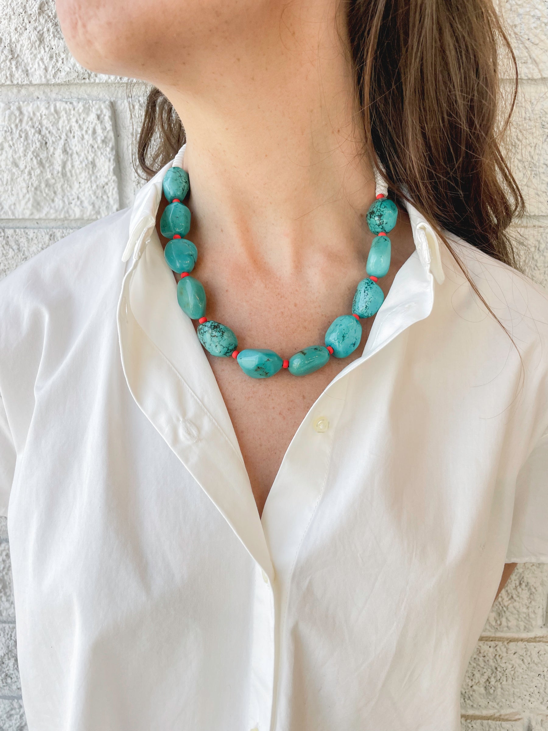 Chunky Turquoise Necklace