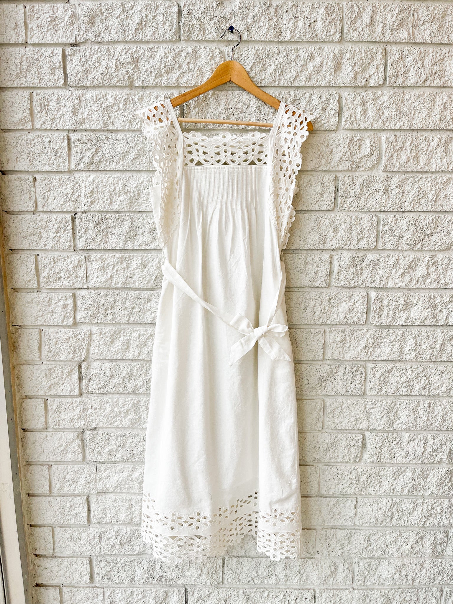 Leila Eyelet Midi Dress