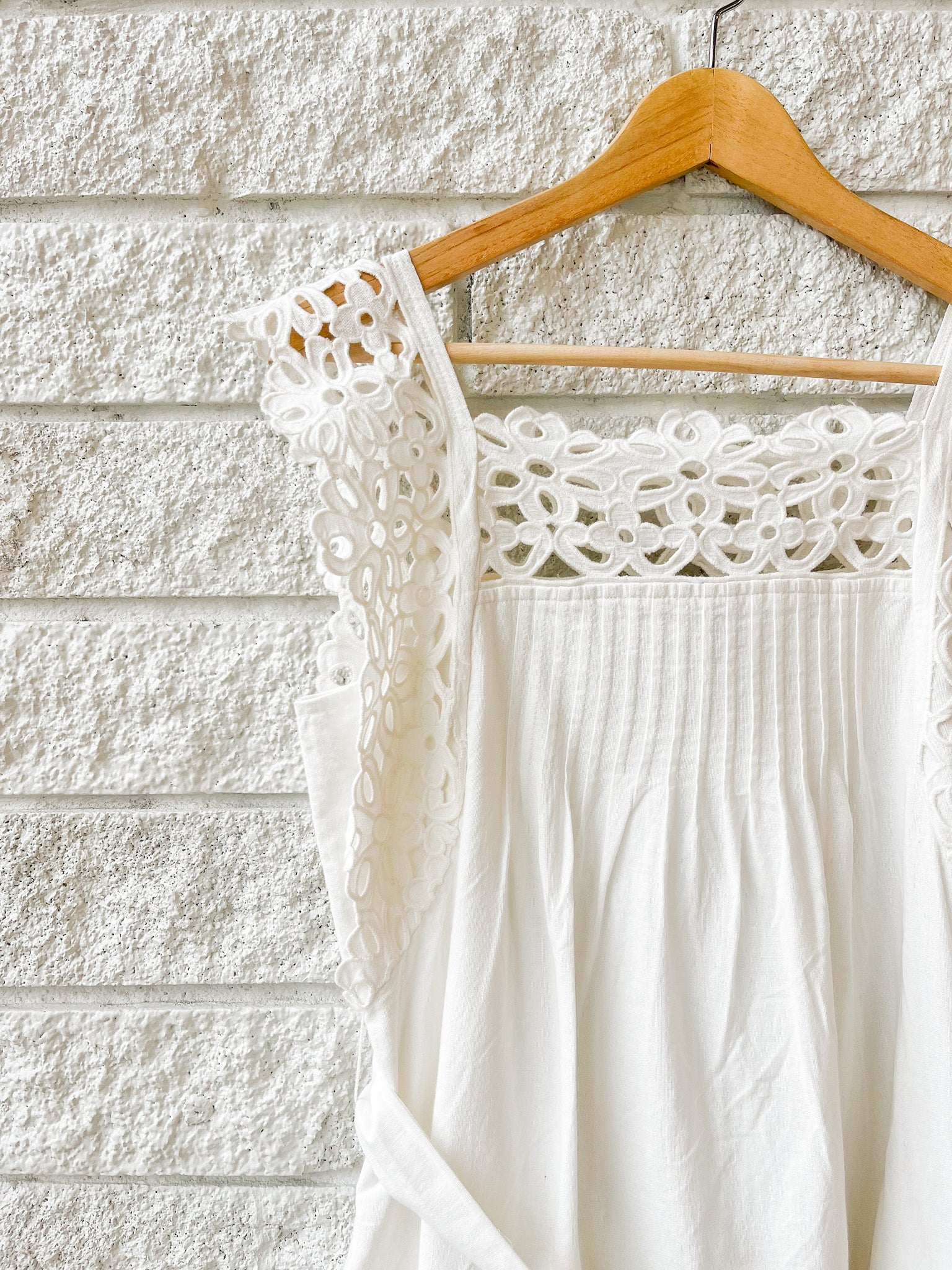 Leila Eyelet Midi Dress