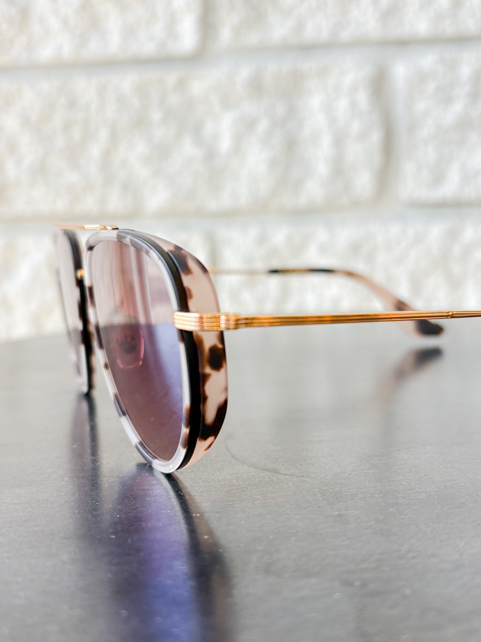 Coleman | 24k Matte Black + Matte Sunday Tortoise Mirrored