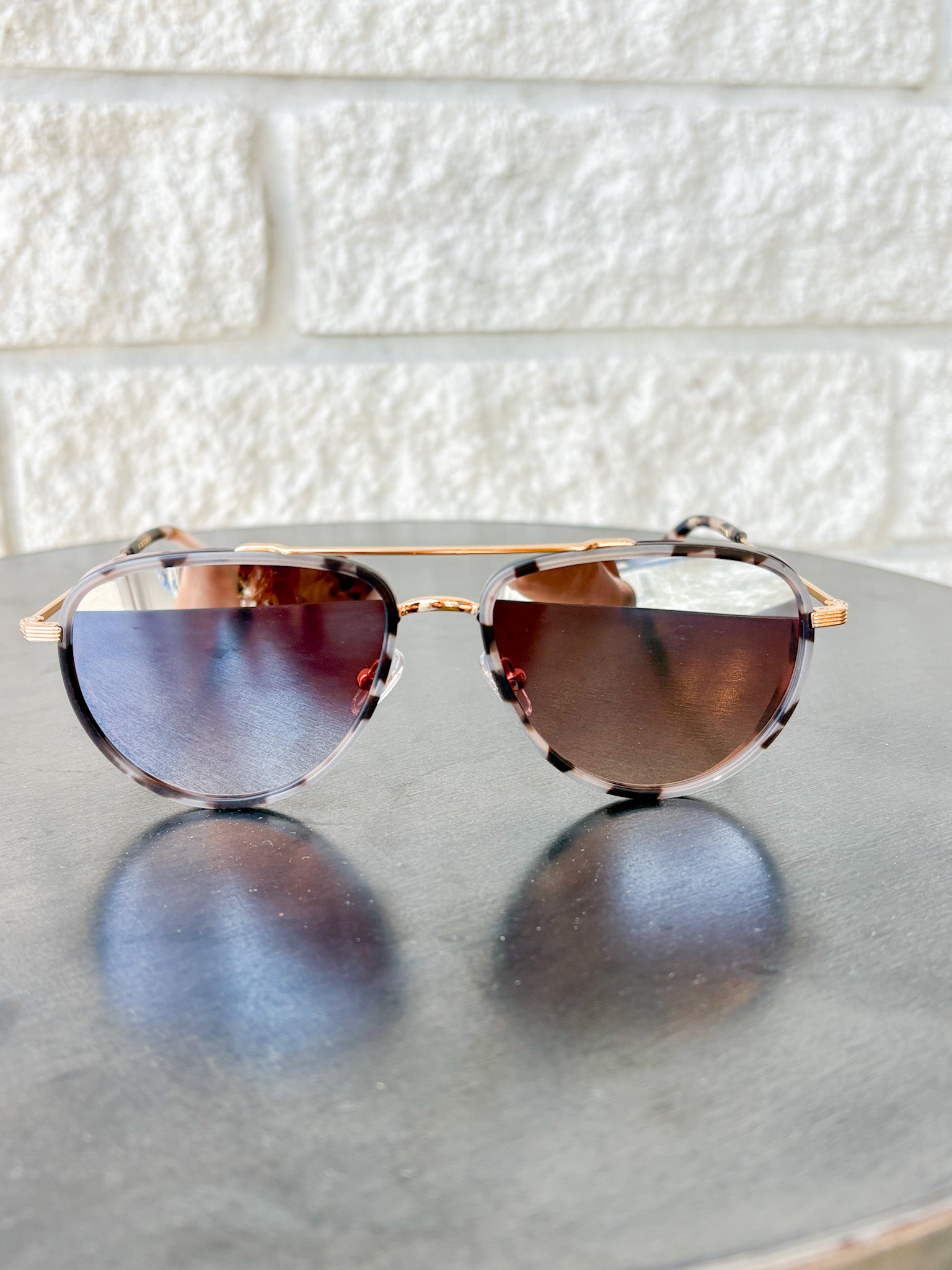 Coleman | 24k Matte Black + Matte Sunday Tortoise Mirrored