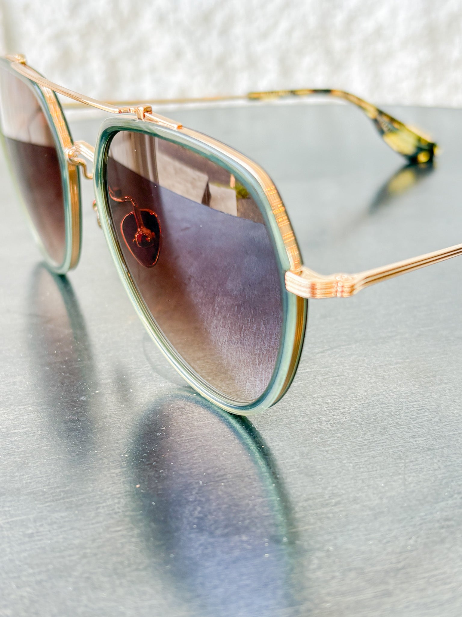 Baker | 18k Titanium + Bottle Green + Zulu