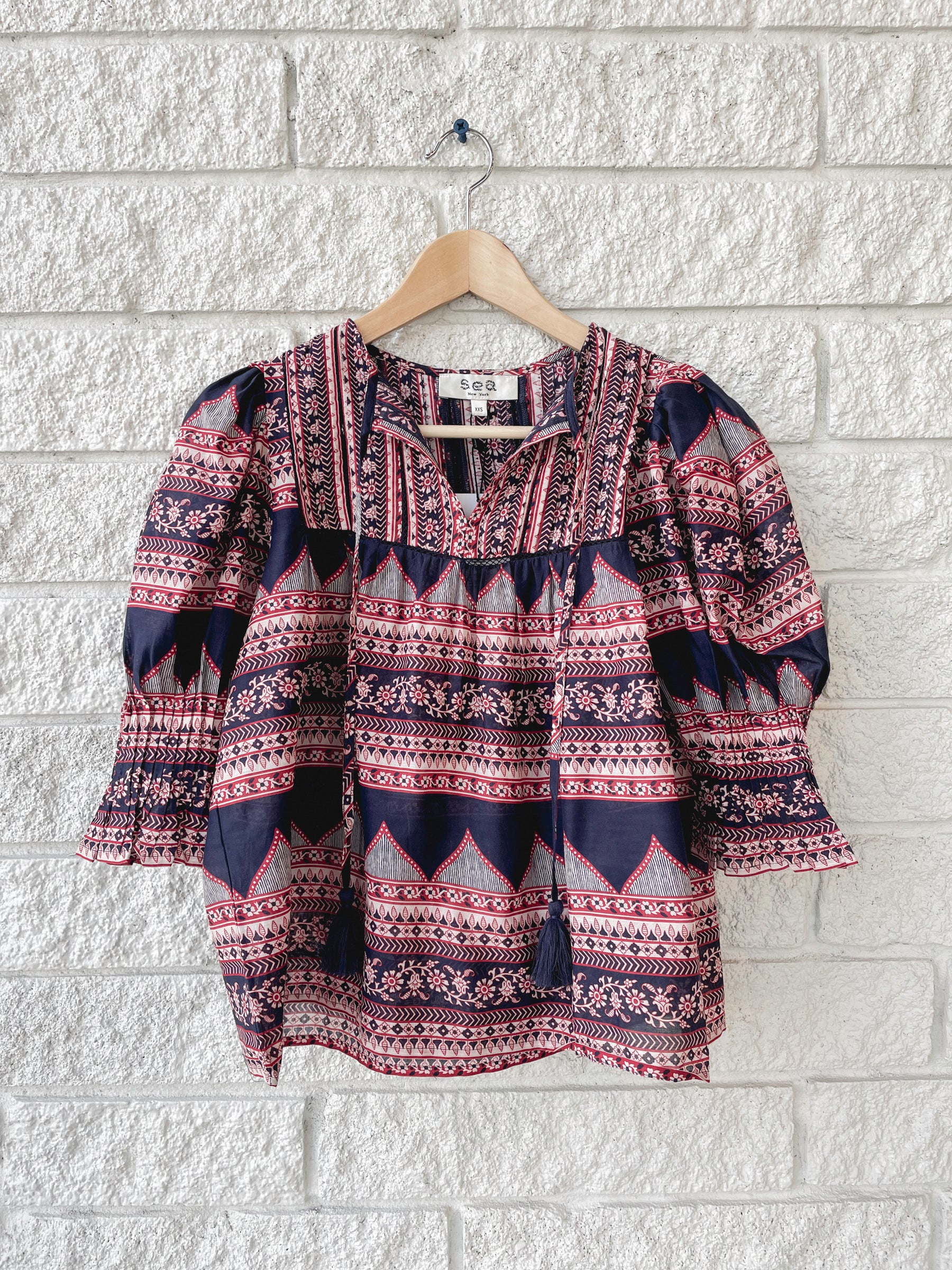 Suzie Print Puff Sleeve
