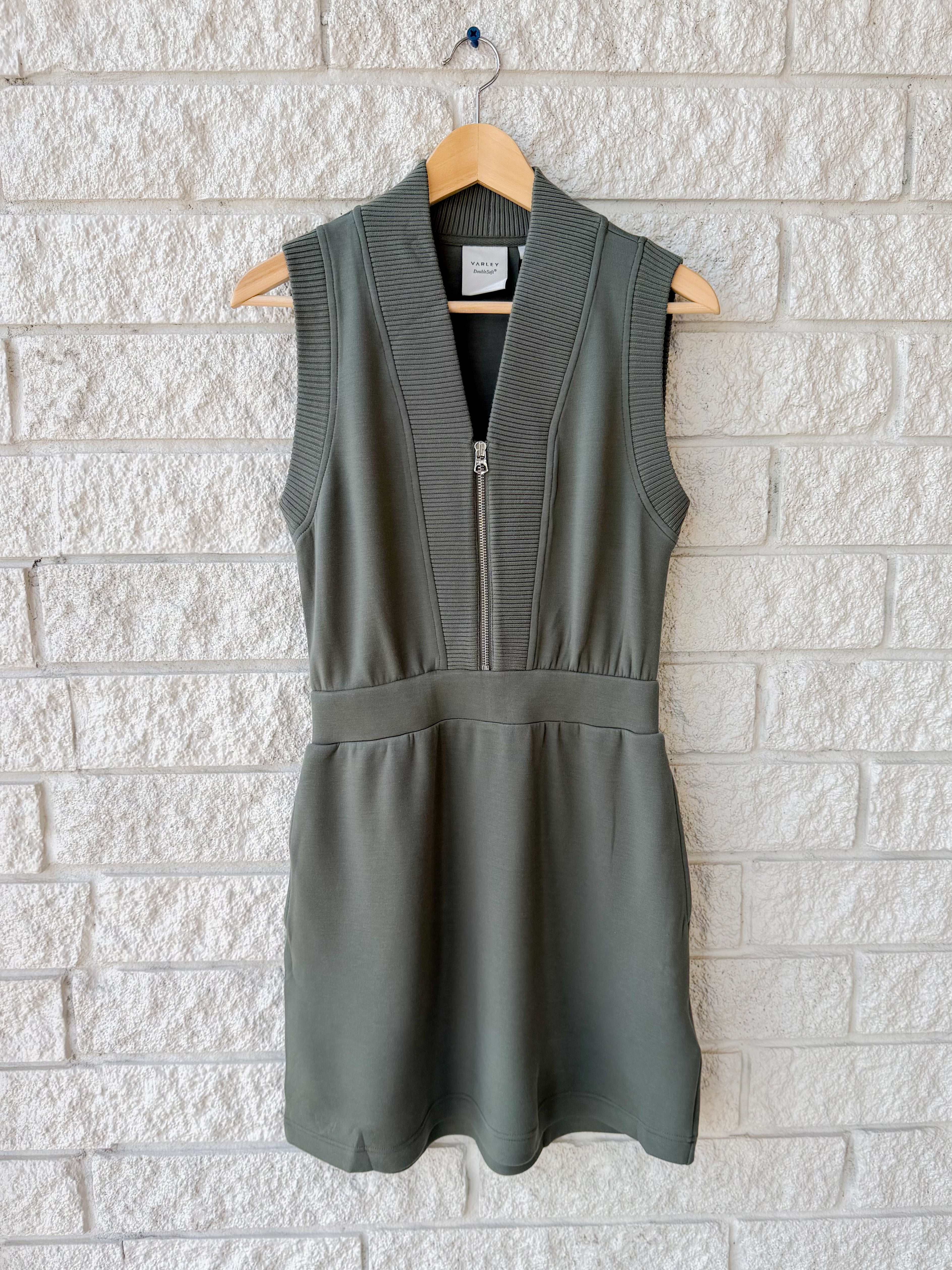 Polyanna Half Zip Dress