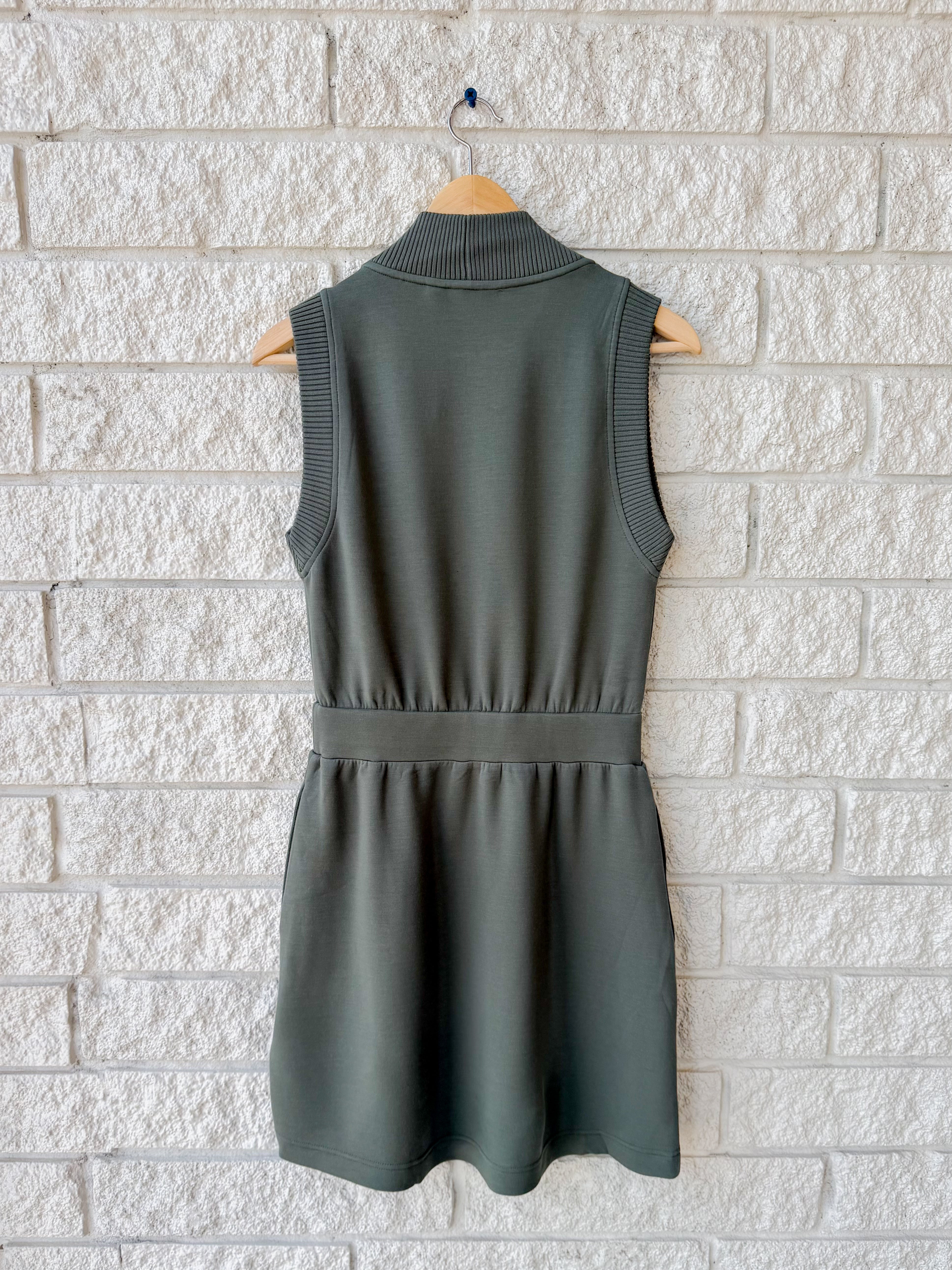 Polyanna Half Zip Dress