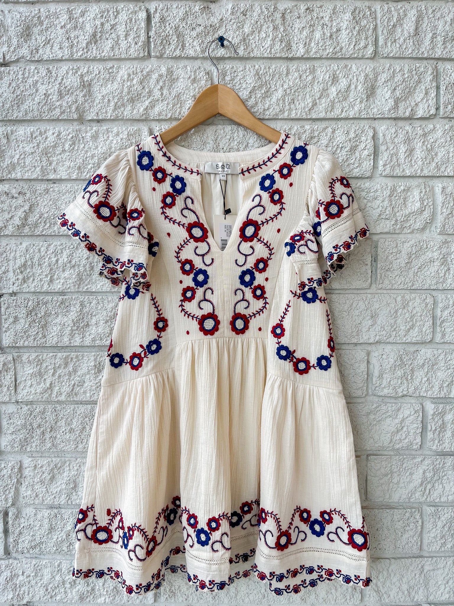 Soren Embroidery S/SLV Dress