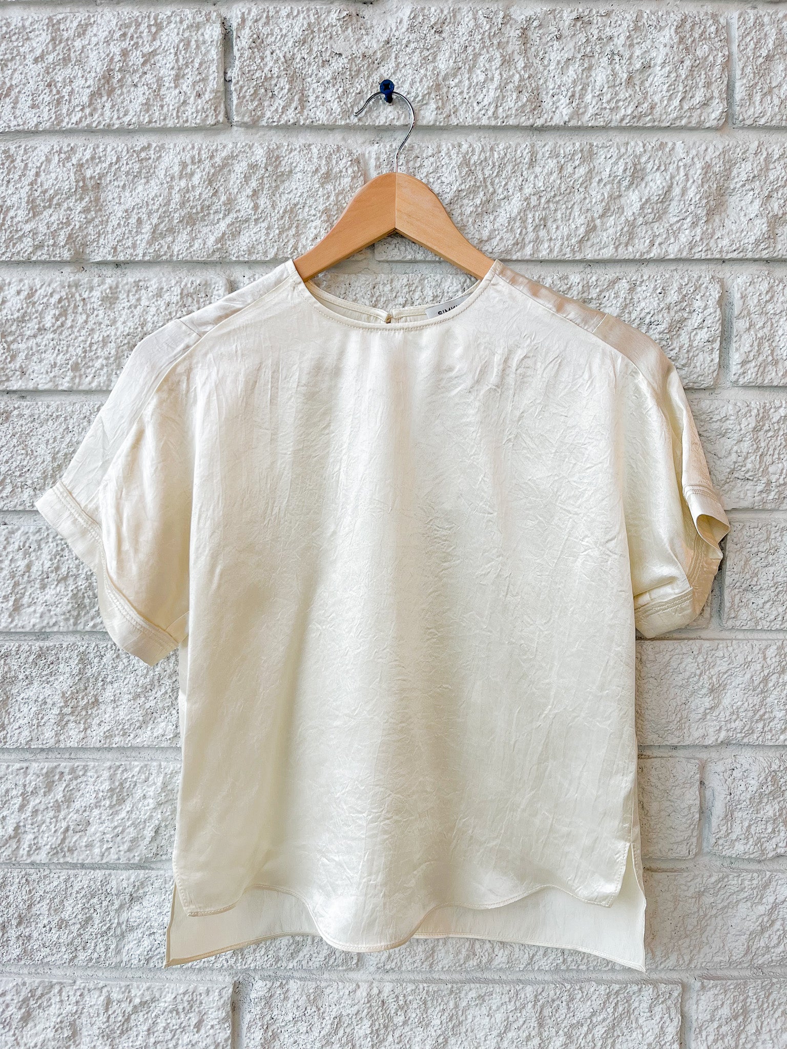 Addison Satin Combo T-Shirt