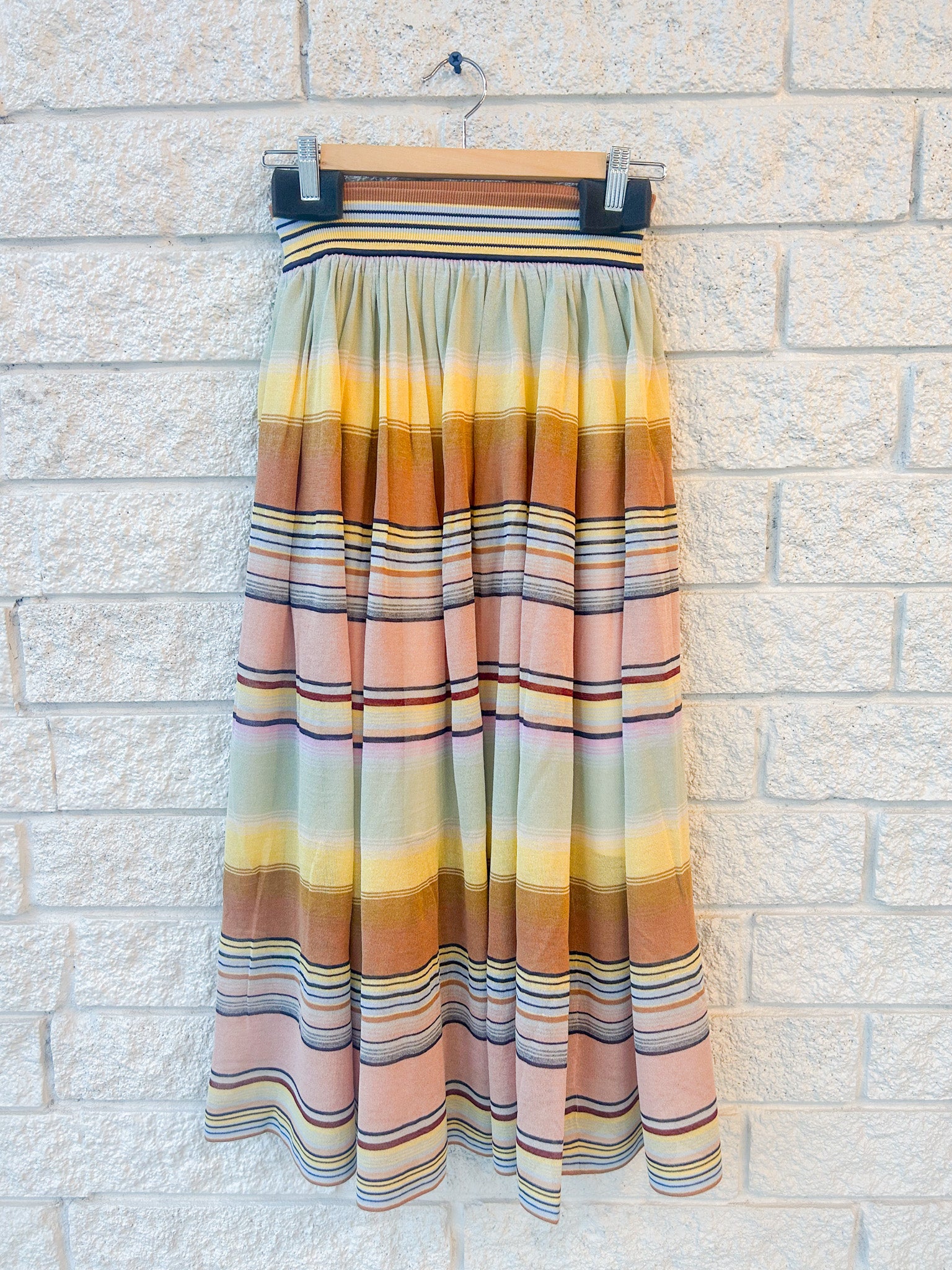 Coco Stripe Circle Skirt
