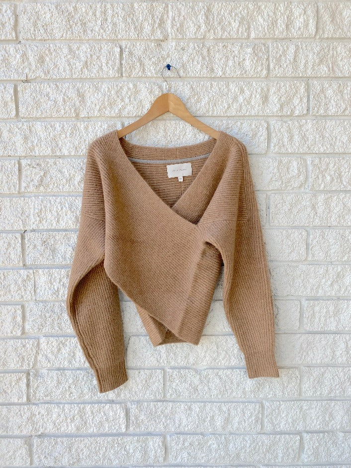 Highes Wrap Front Sweater