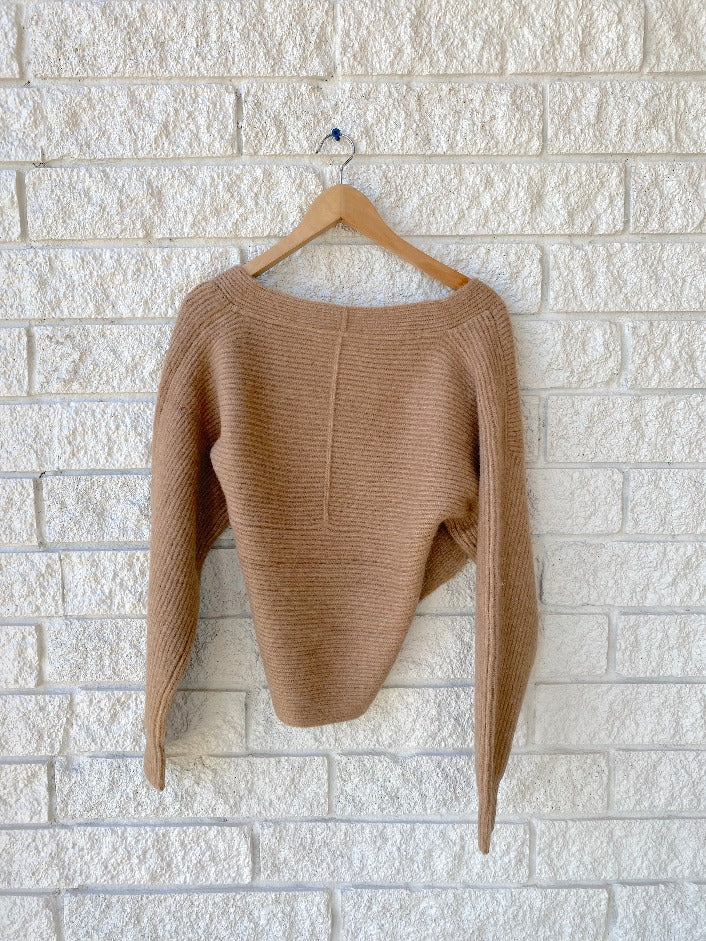 Highes Wrap Front Sweater