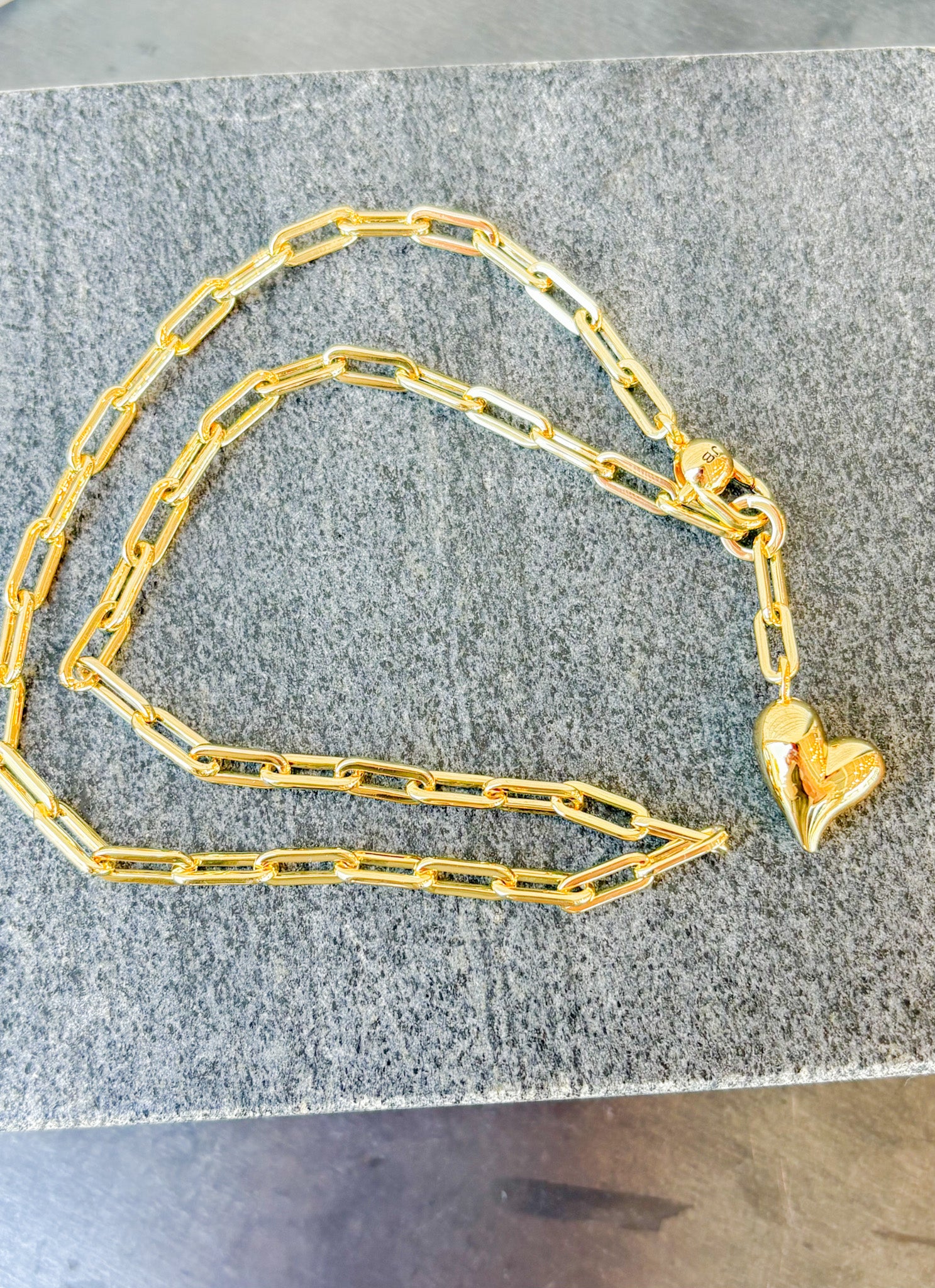 Puffy Heart Necklace
