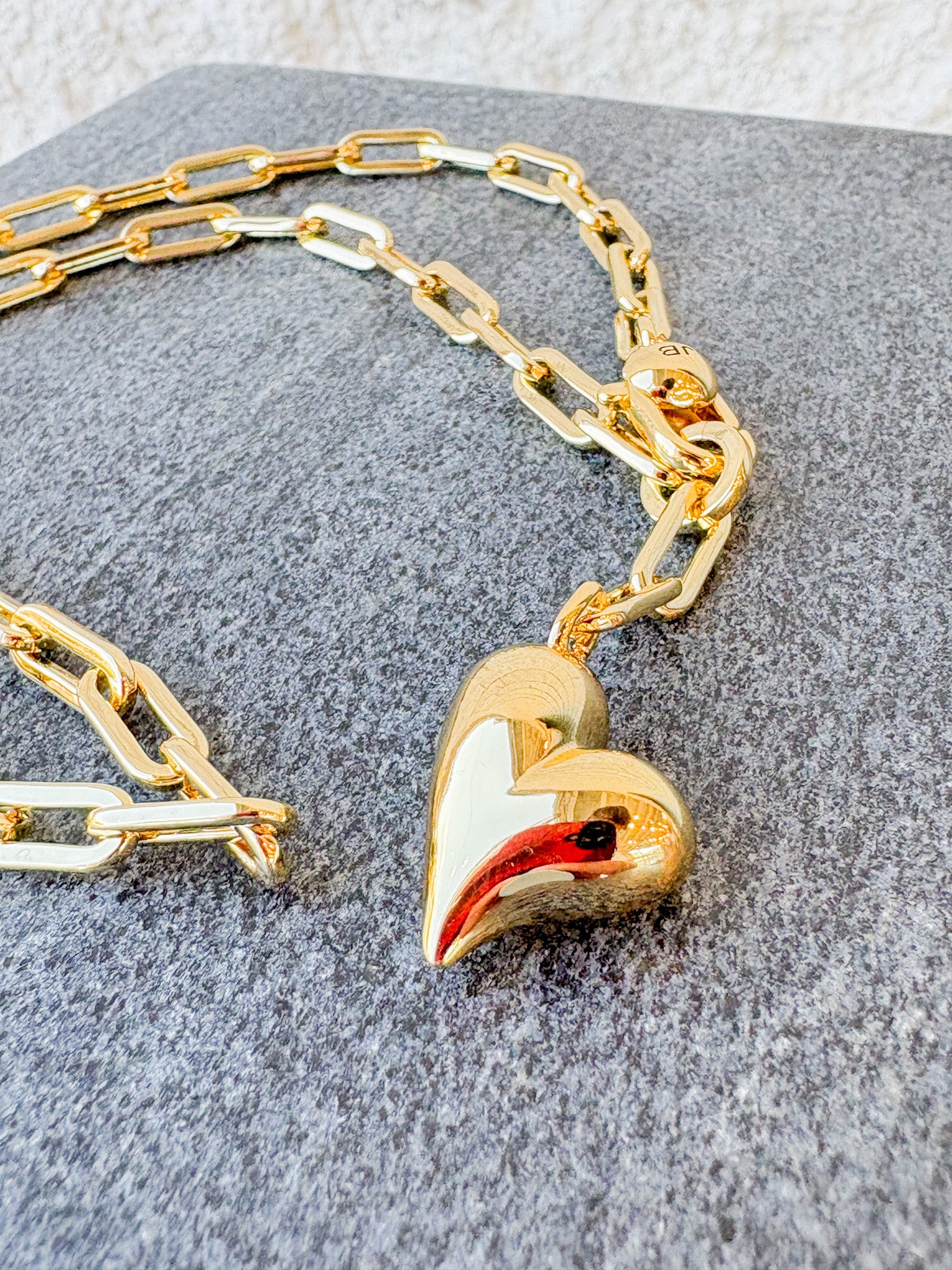 Puffy Heart Necklace