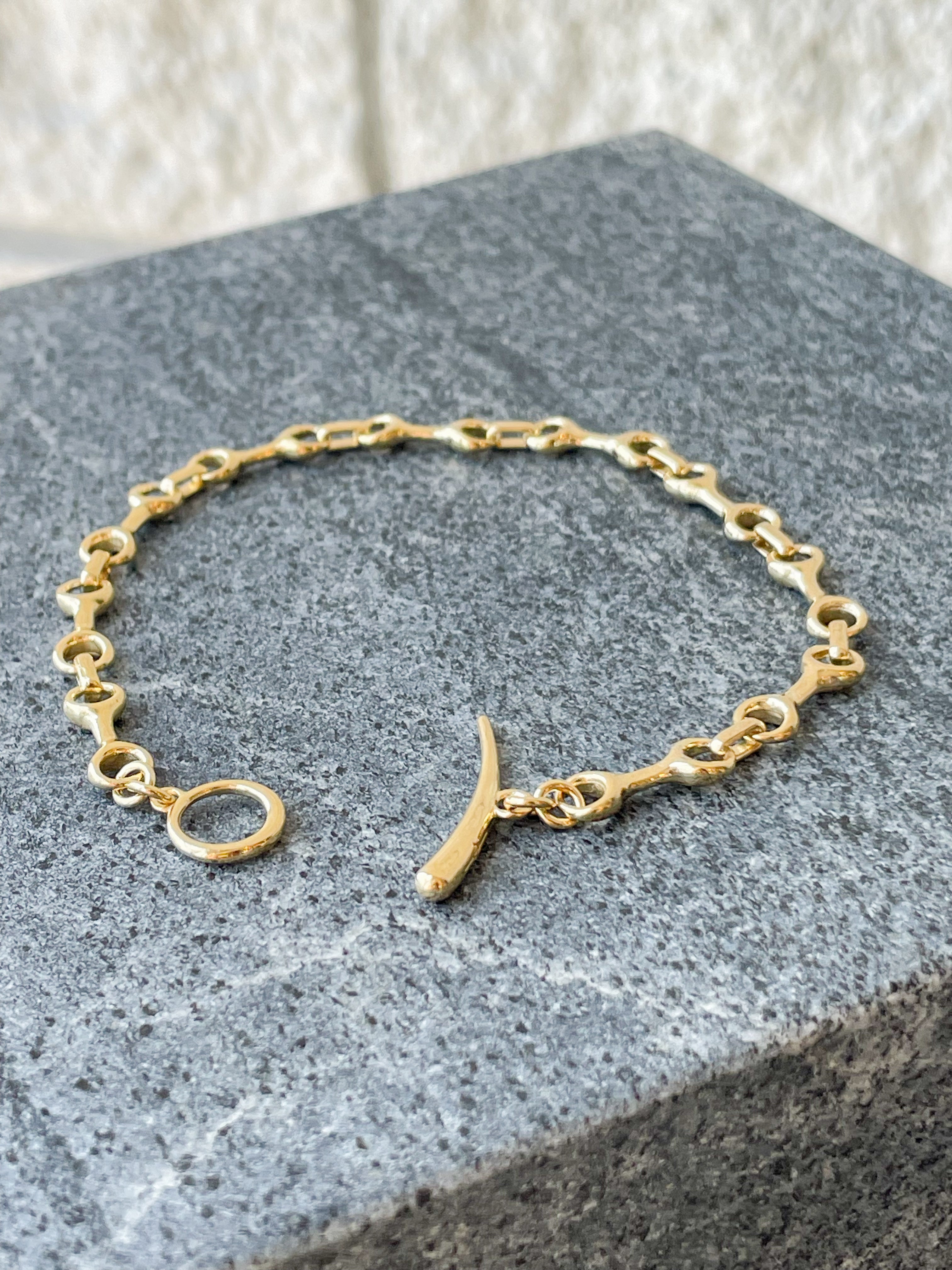 Mini Double Beam Chain Bracelet